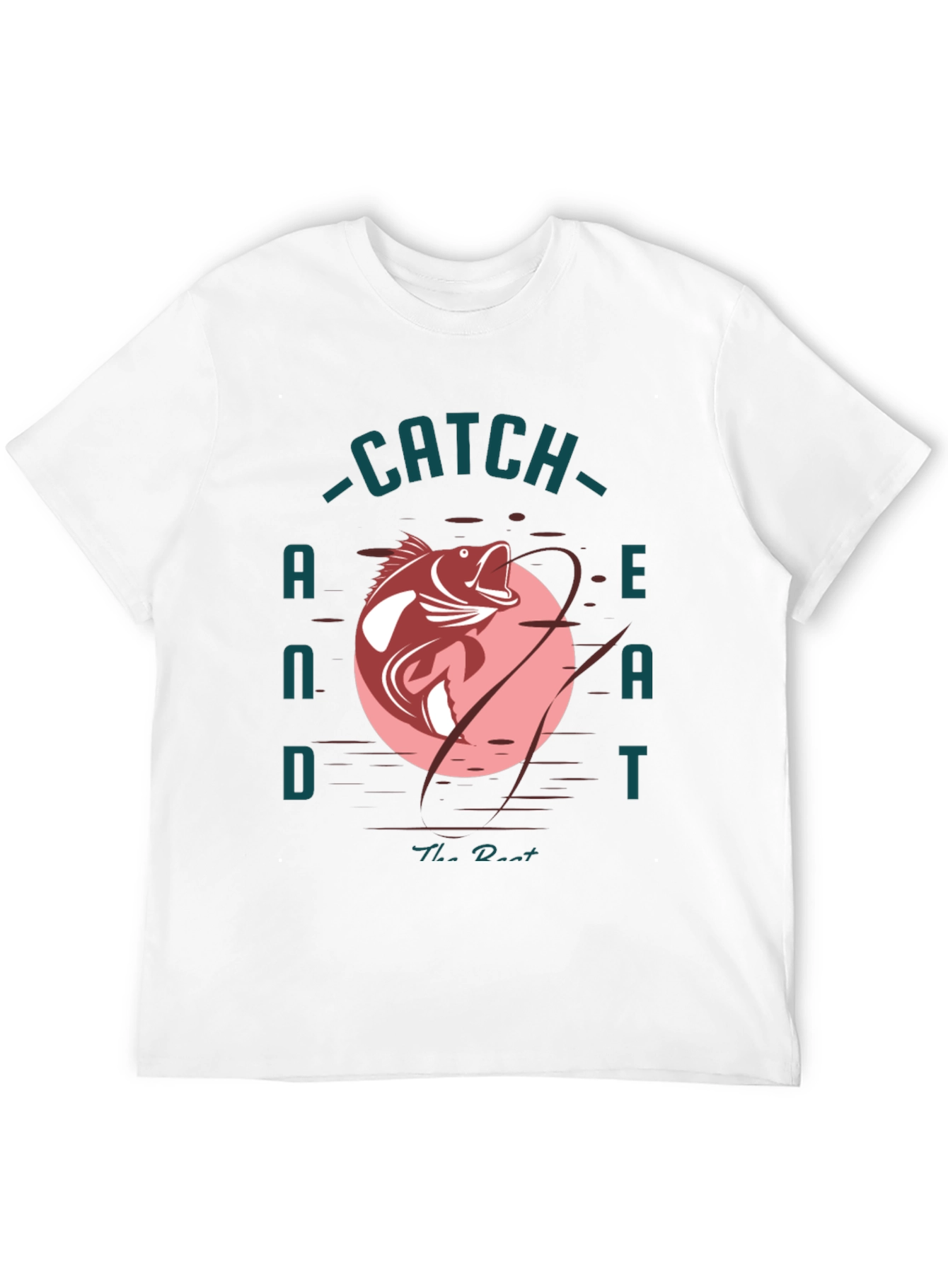 Catch and Eat Fish Graphic T-Shirt