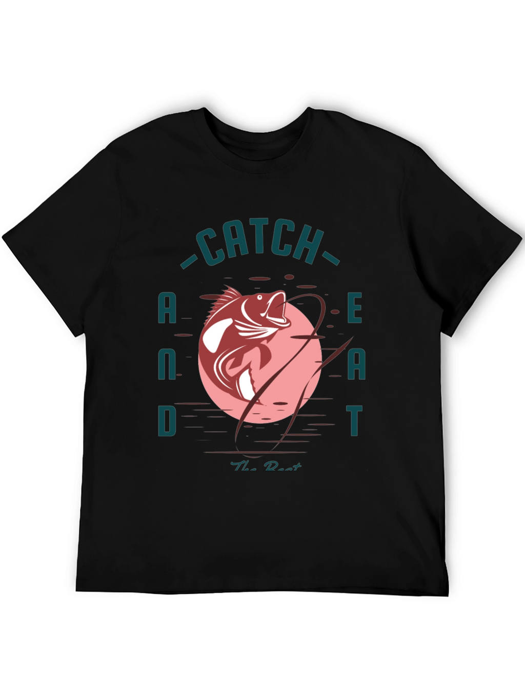 Catch and Eat Fish Graphic T-Shirt