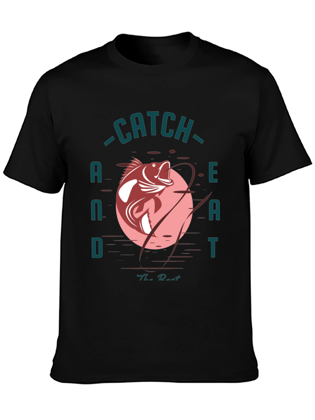 Catch and Eat Fish Graphic T-Shirt