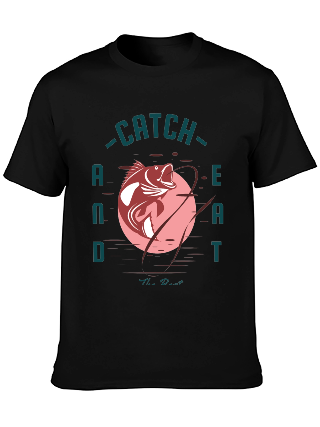 Catch and Eat Fish Graphic T-Shirt