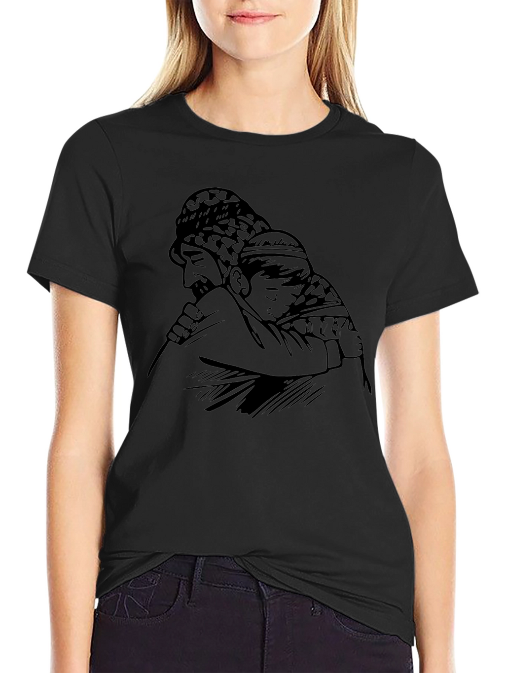 Touching Father & Son Graphic Tee