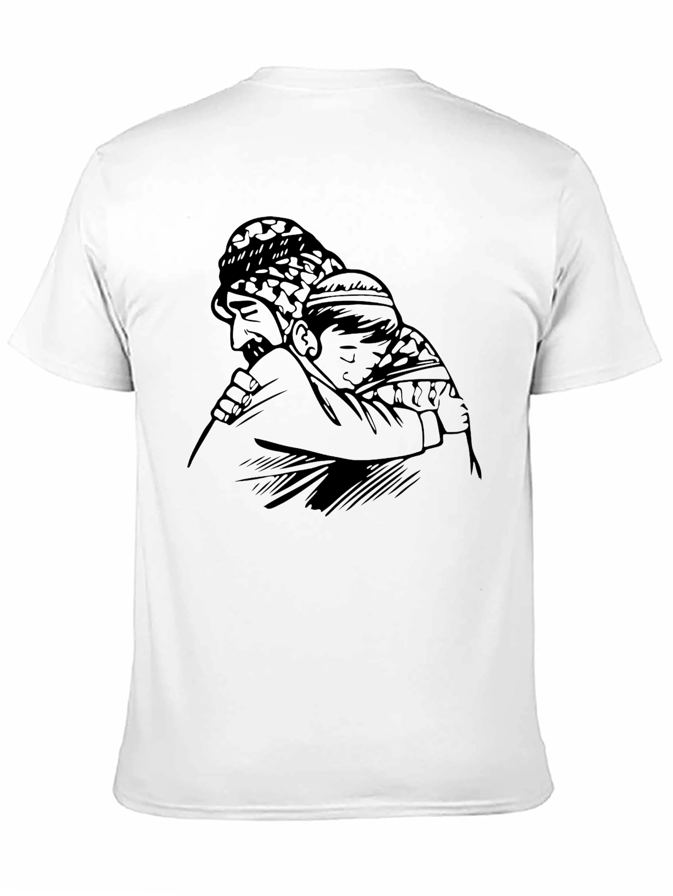 Touching Father & Son Graphic Tee