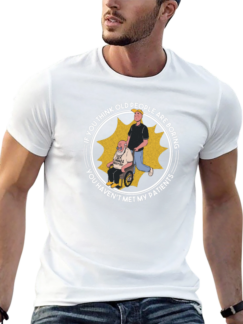 Funny Old People Are Boring T-Shirt