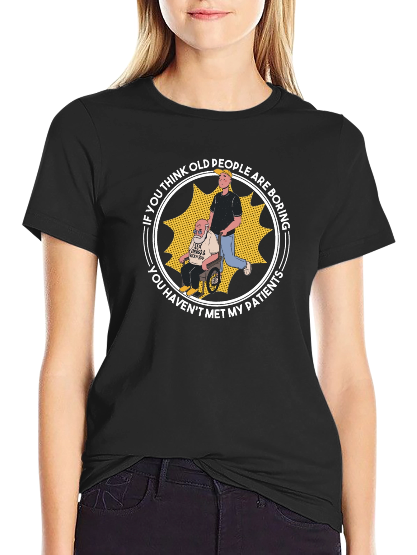 Funny Old People Are Boring T-Shirt
