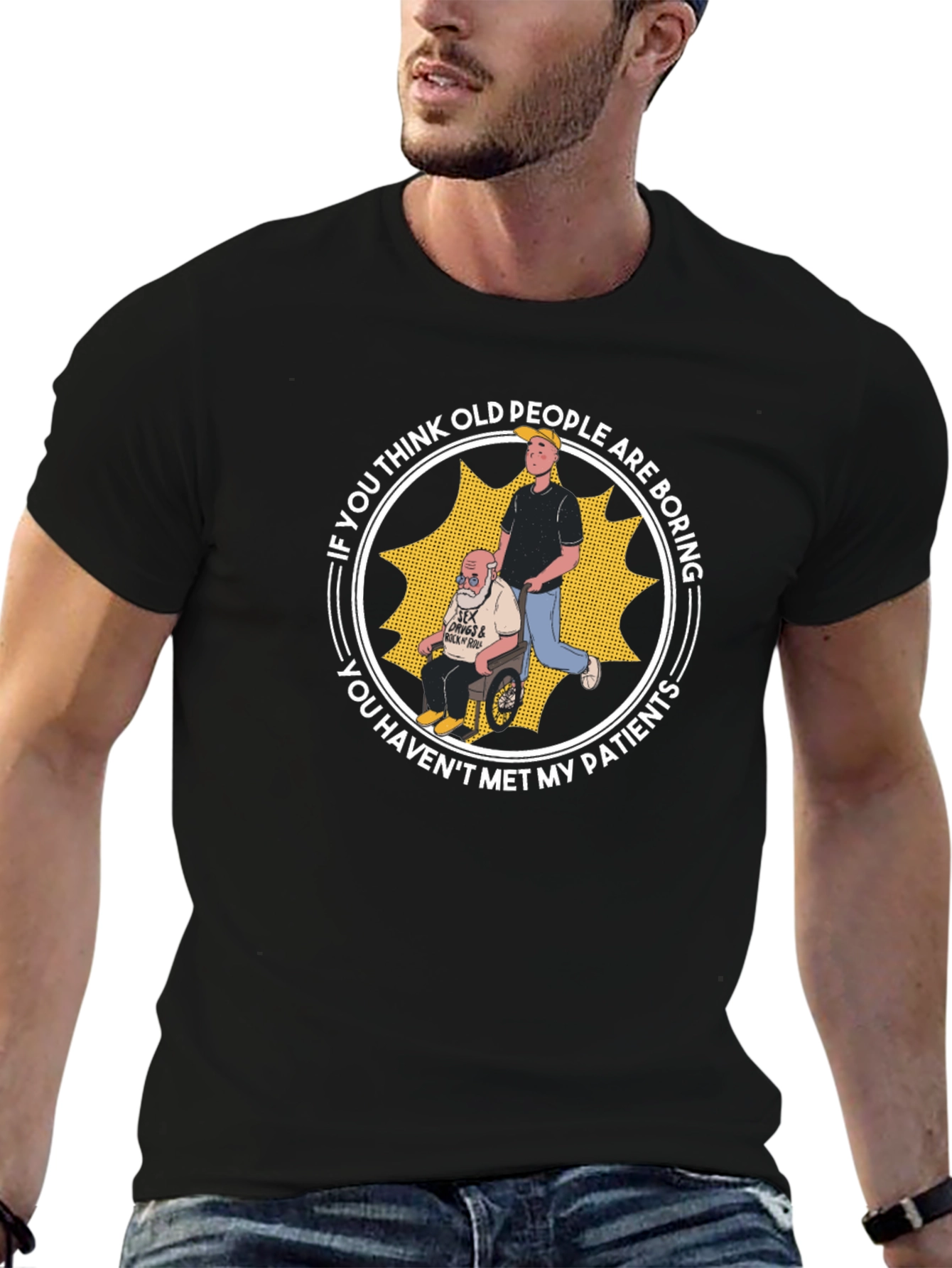 Funny Old People Are Boring T-Shirt