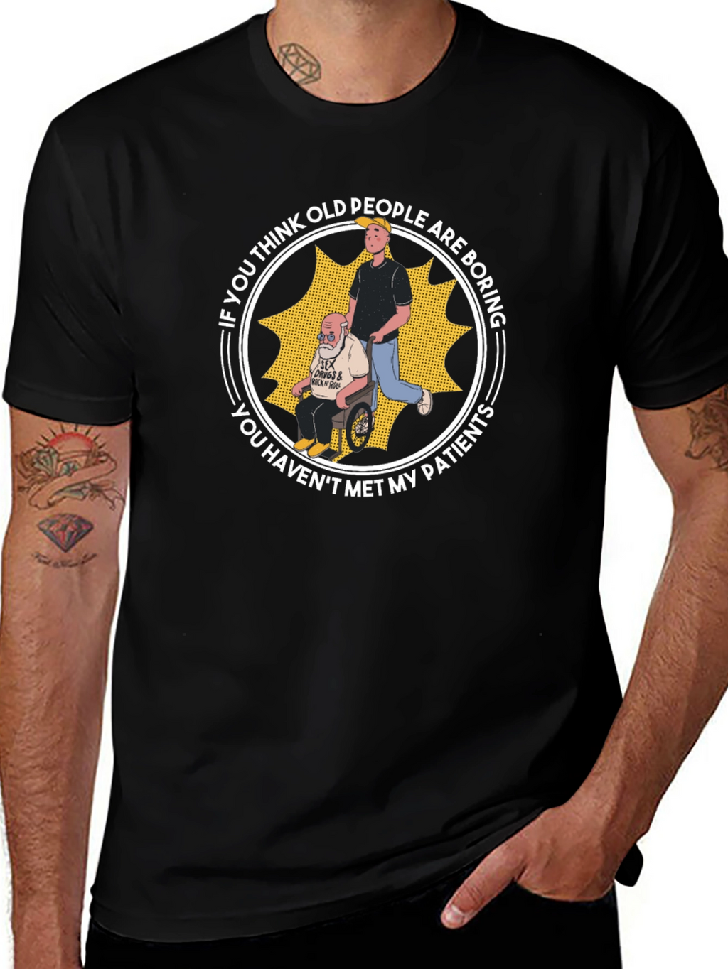 Funny Old People Are Boring T-Shirt