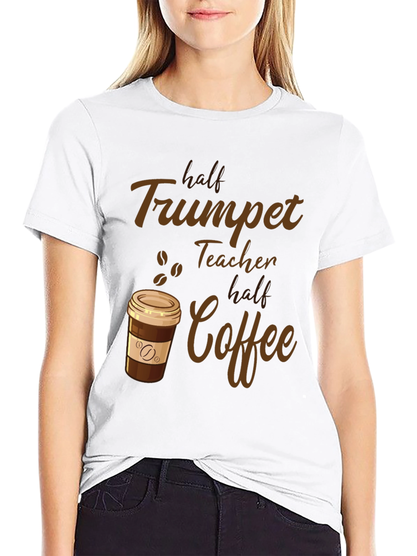 Trumpet Teacher Coffee Graphic Tee