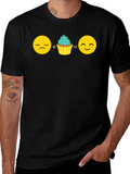 Emoji Cupcake T-Shirt - Sweeten Your Mood