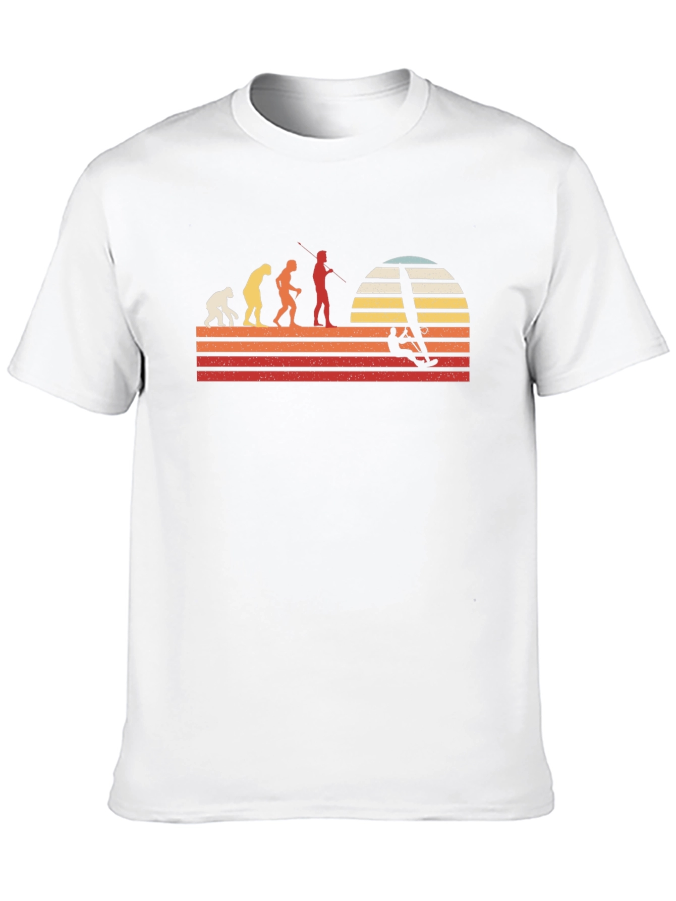 Evolution Windsurfing T-Shirt - Retro Style