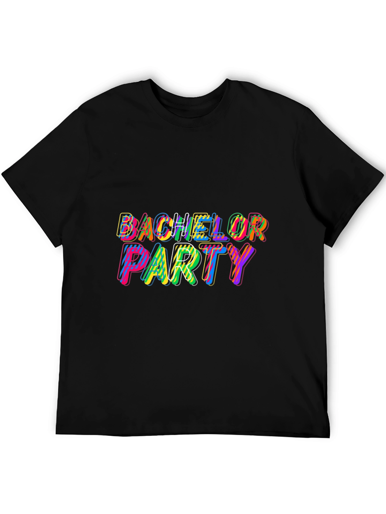 Bachelor Party T-Shirt - Colorful Celebration Tee