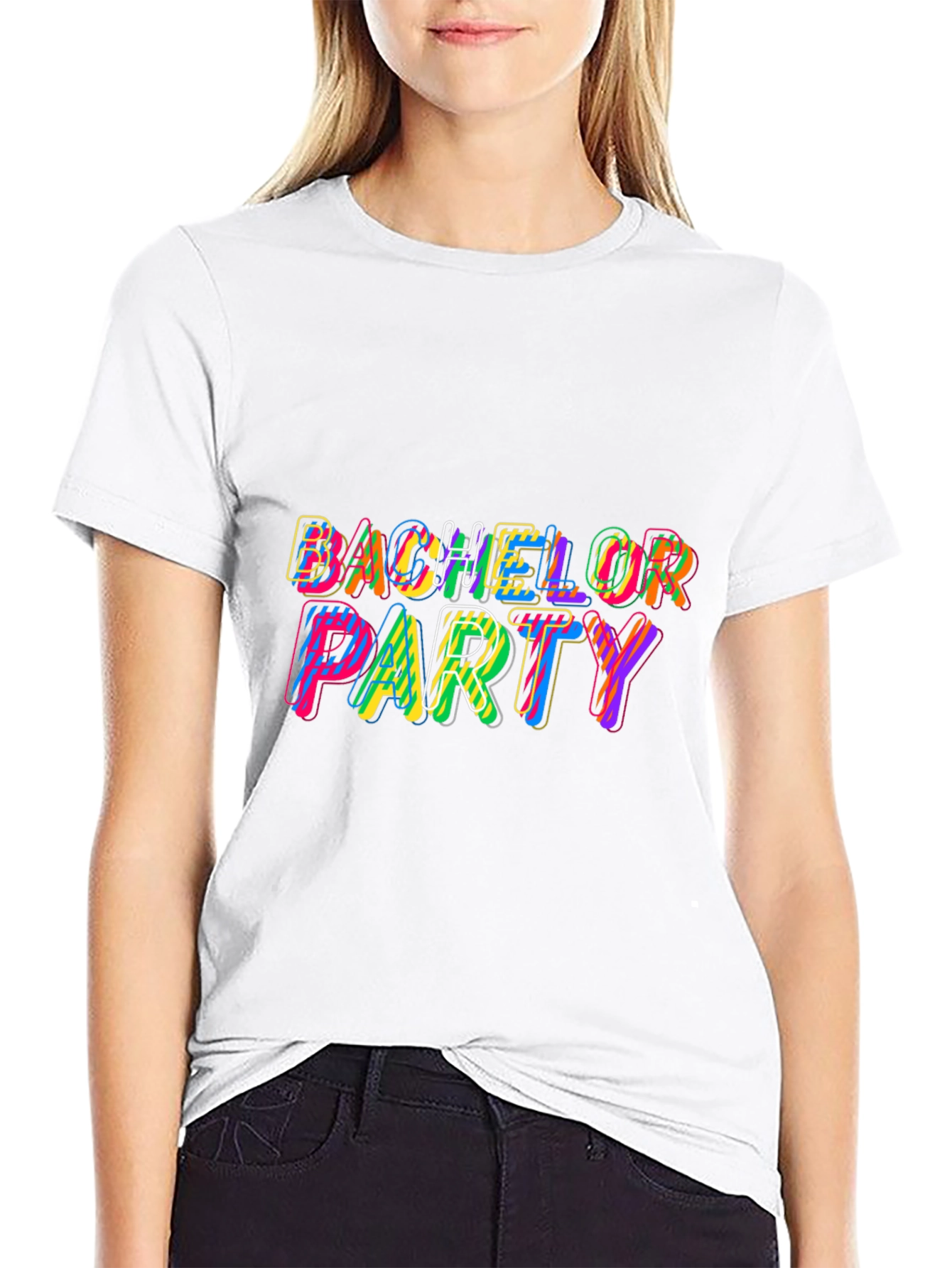 Bachelor Party T-Shirt - Colorful Celebration Tee