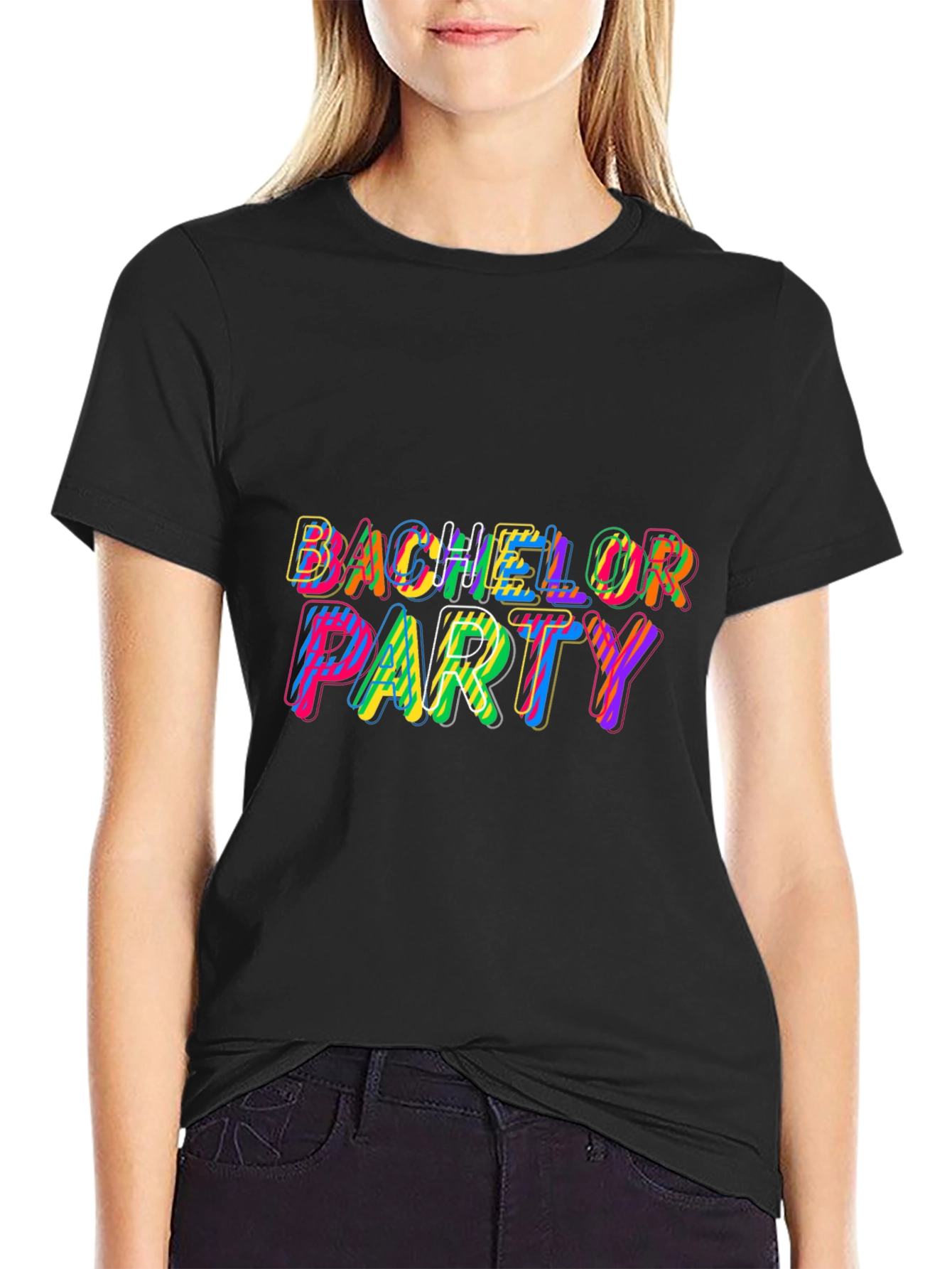 Bachelor Party T-Shirt - Colorful Celebration Tee