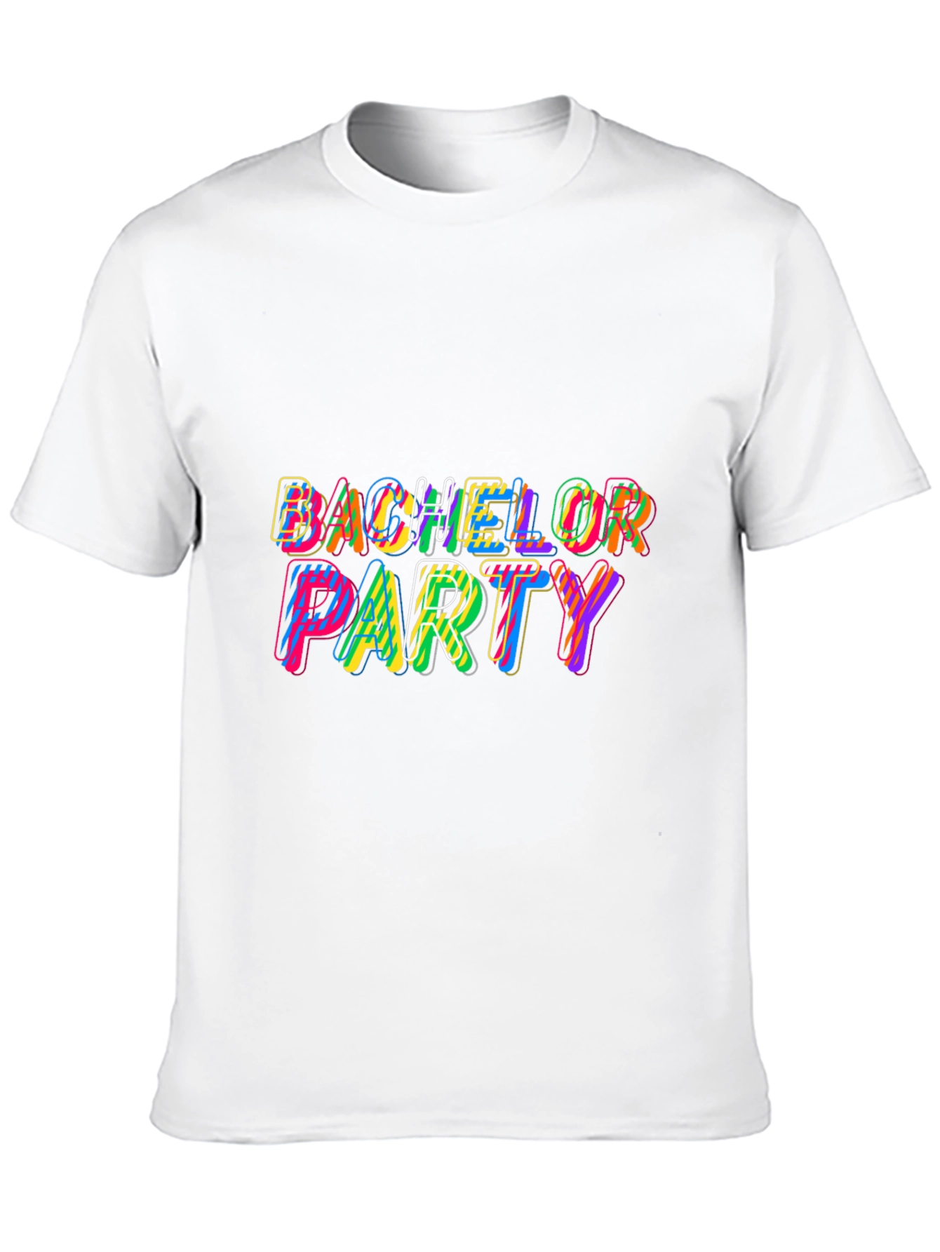 Bachelor Party T-Shirt - Colorful Celebration Tee