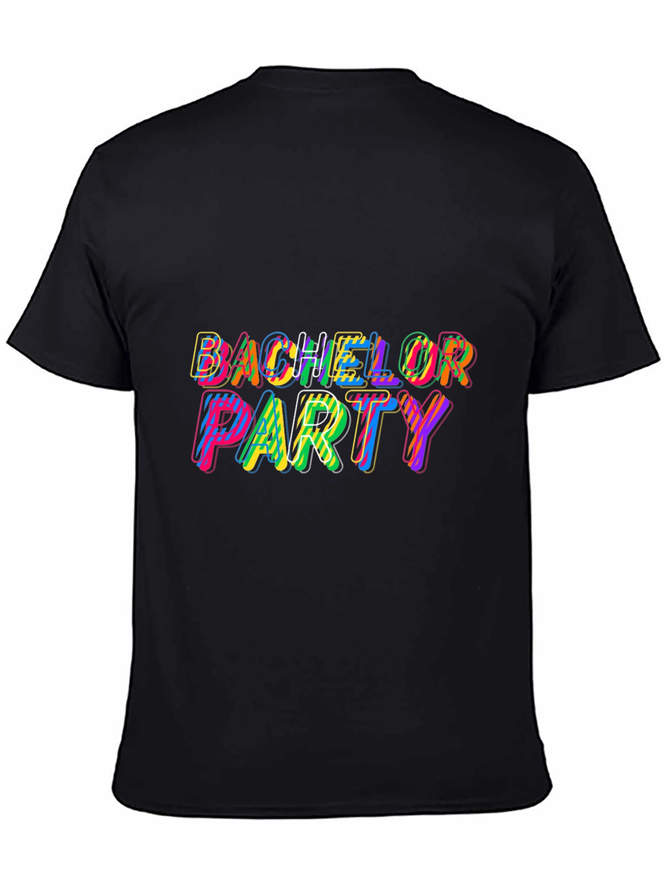 Bachelor Party T-Shirt - Colorful Celebration Tee