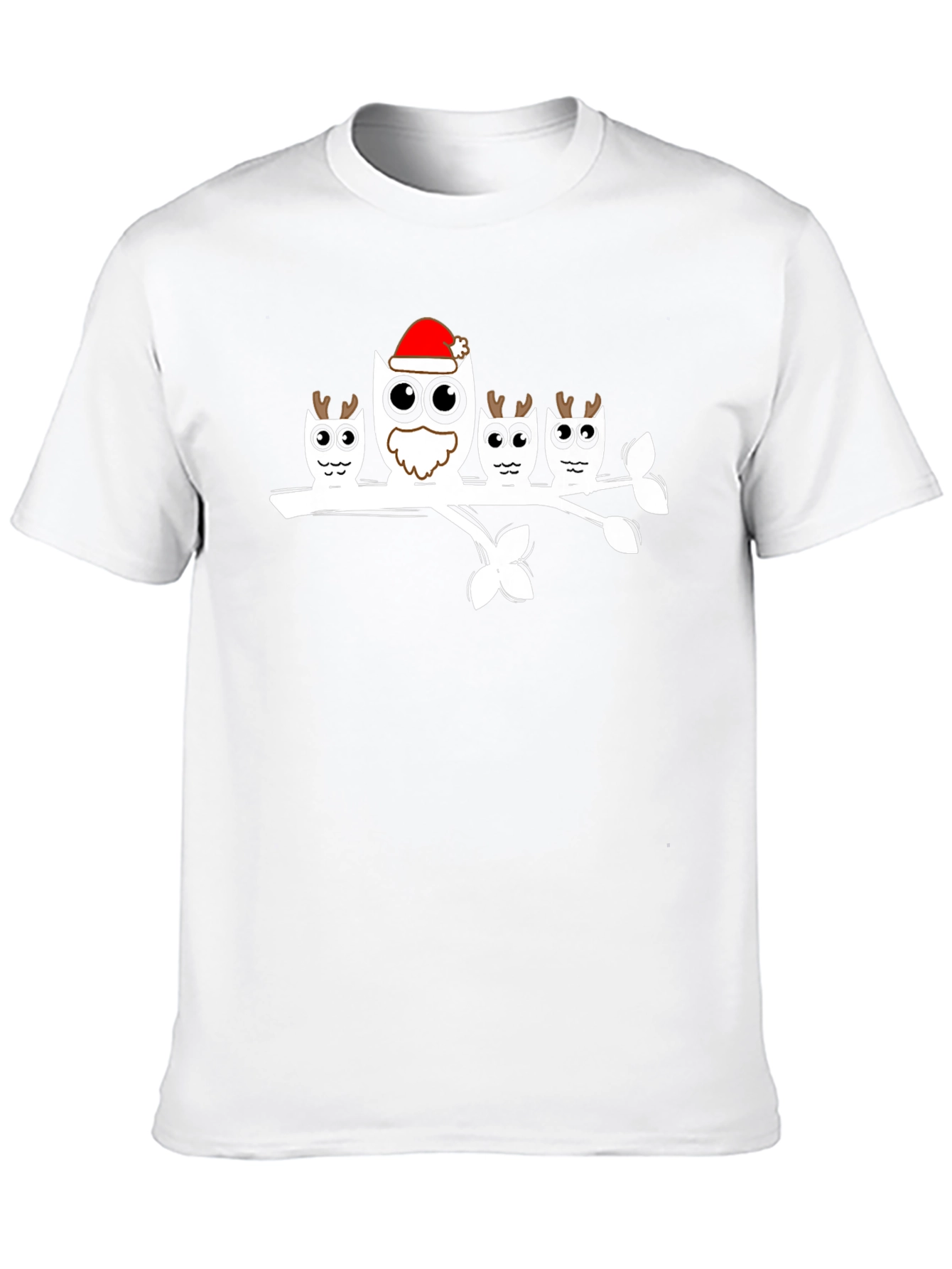 Festive Owl Family T-Shirt