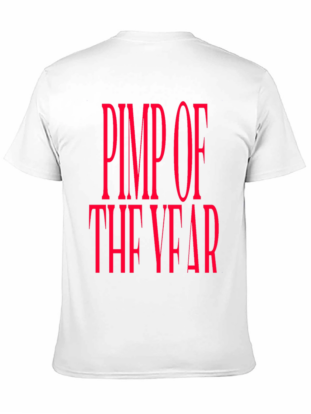Pimp of the Year Black Graphic T-Shirt