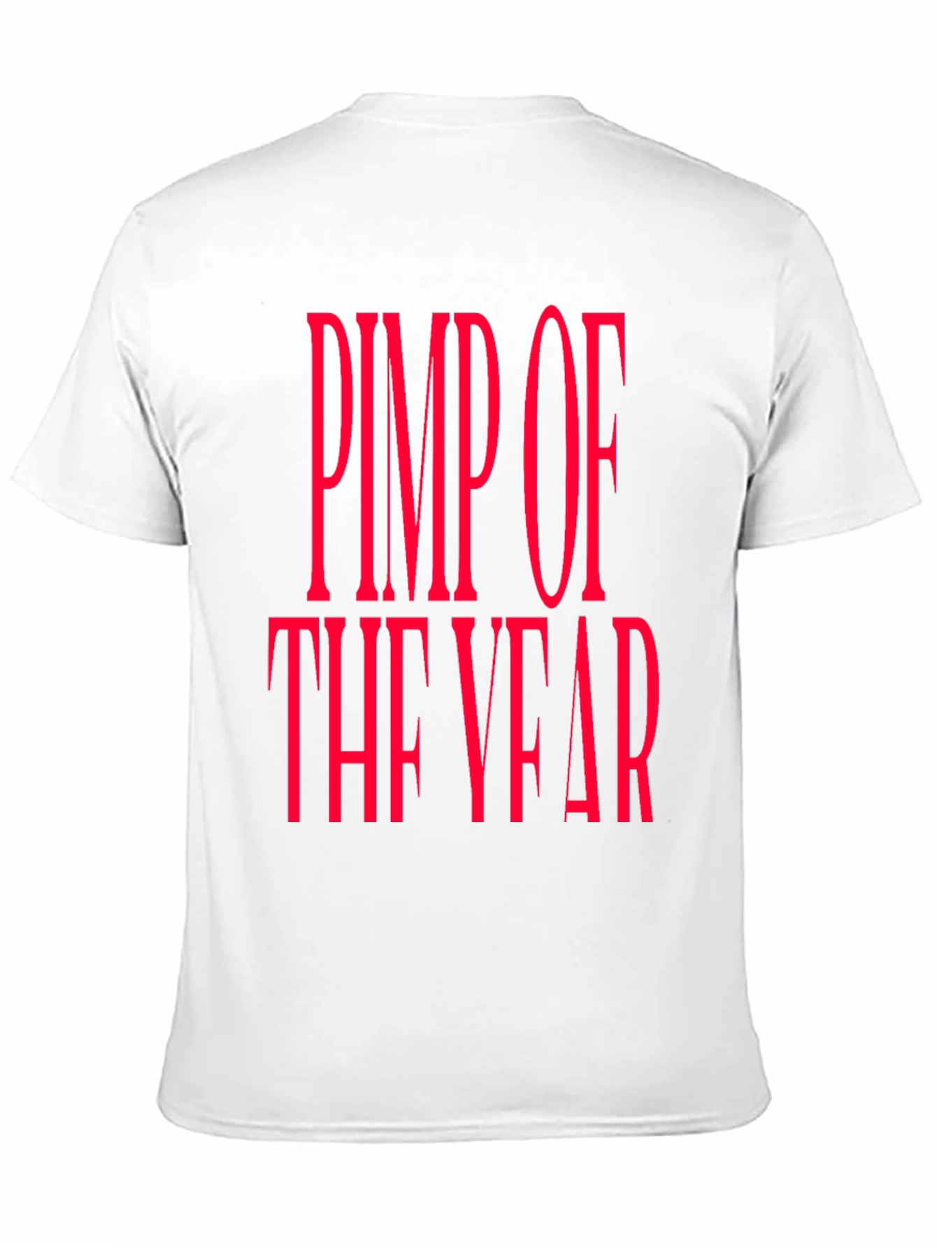 Pimp of the Year Black Graphic T-Shirt