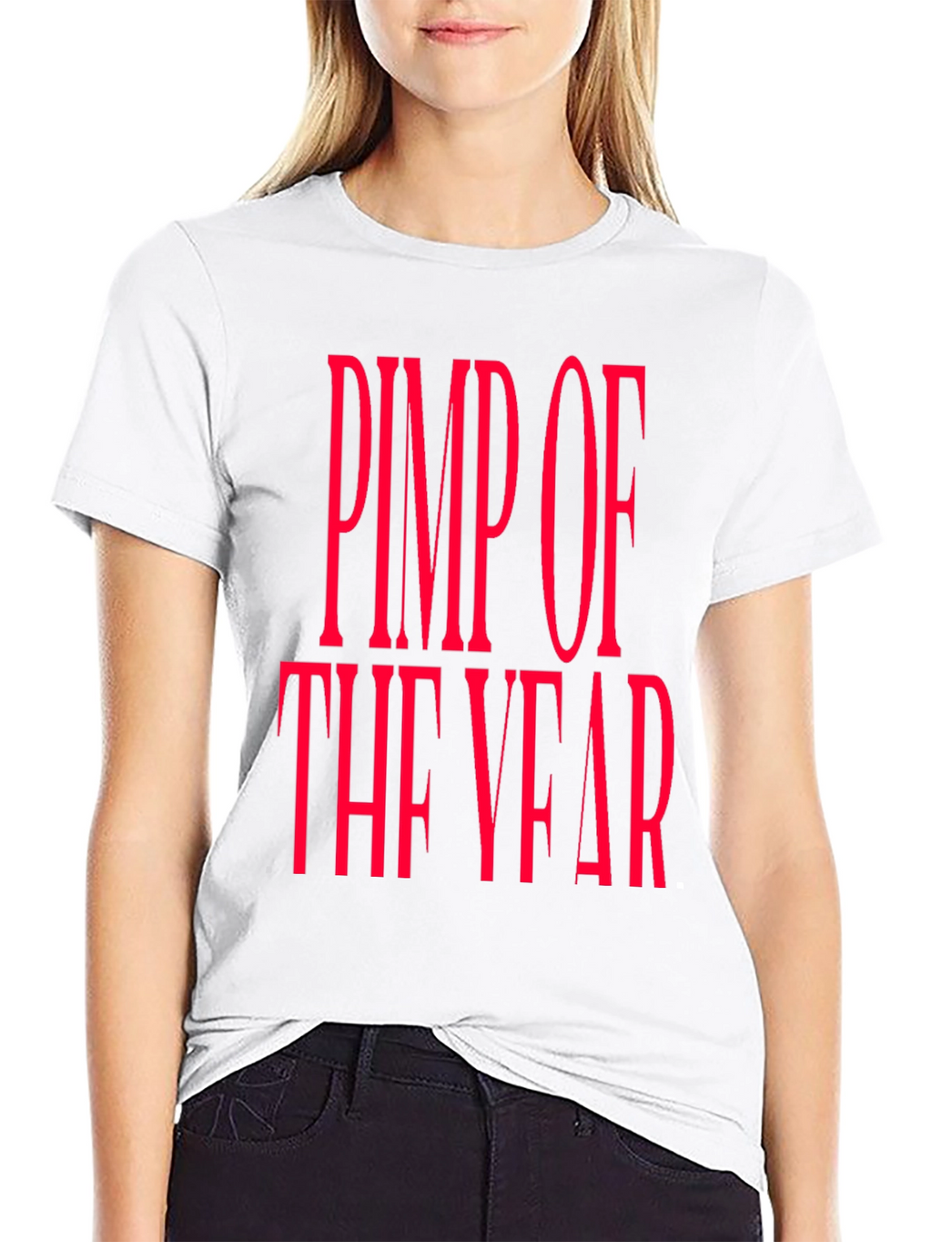 Pimp of the Year Black Graphic T-Shirt