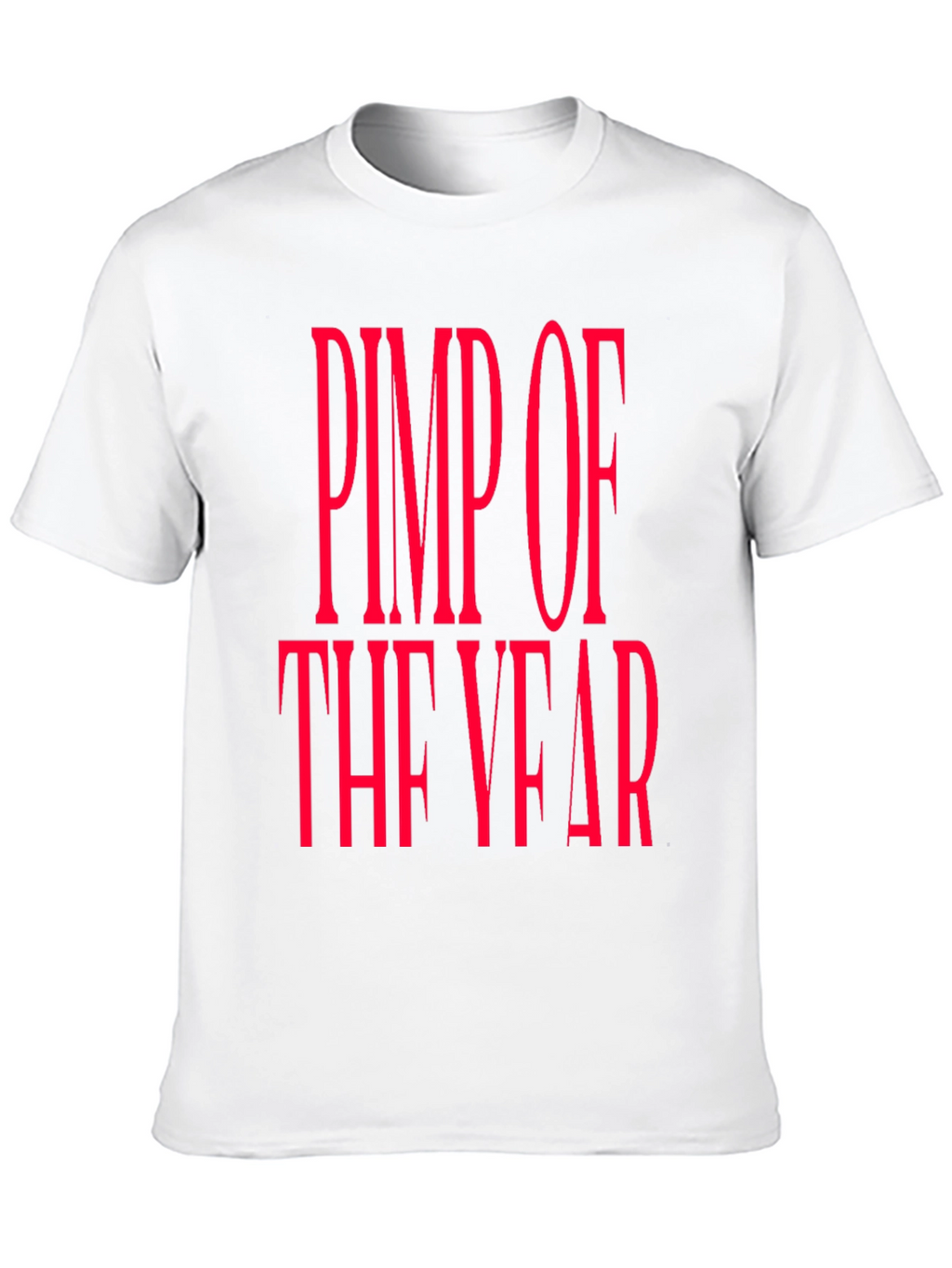 Pimp of the Year Black Graphic T-Shirt