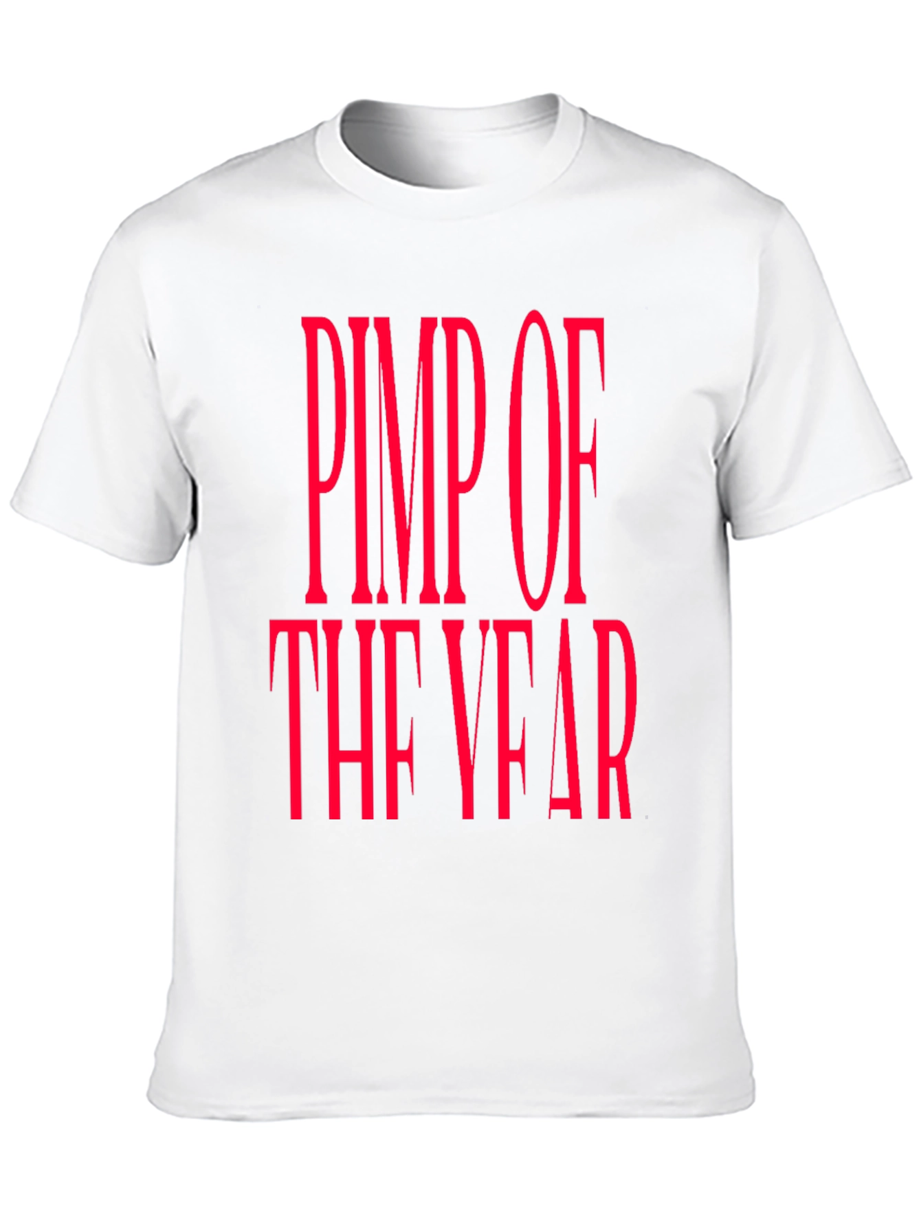 Pimp of the Year Black Graphic T-Shirt