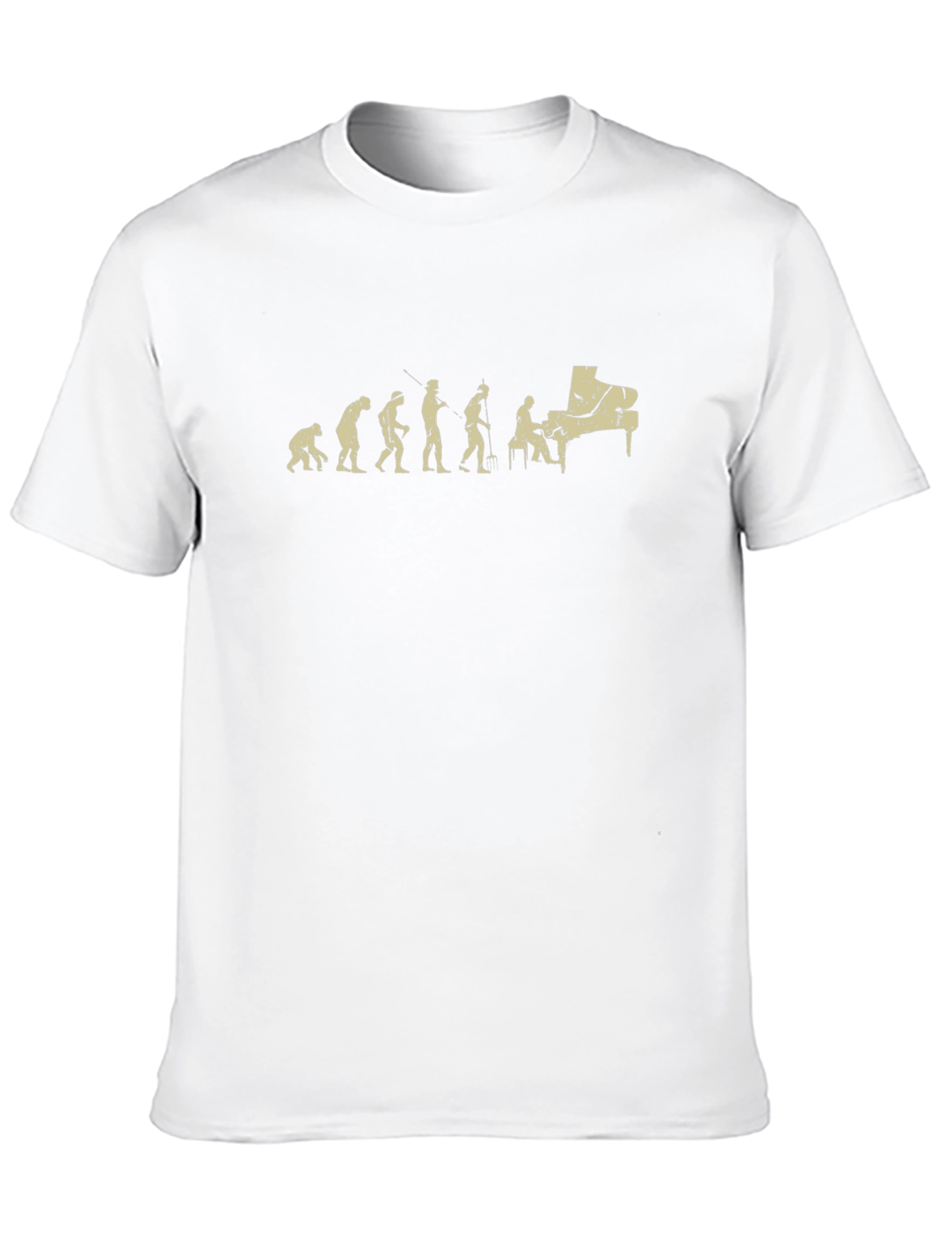 Evolution of Piano T-Shirt - Music Lover Tee