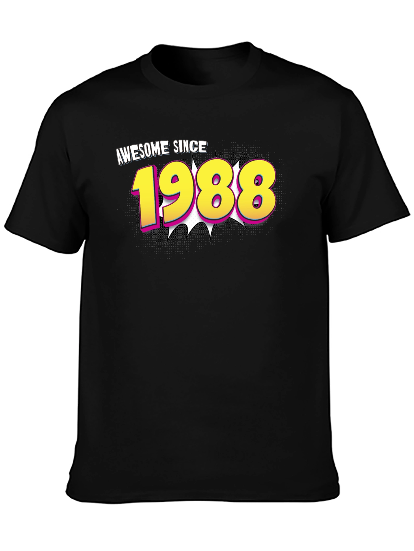 Awesome Since 1988 Black T-Shirt