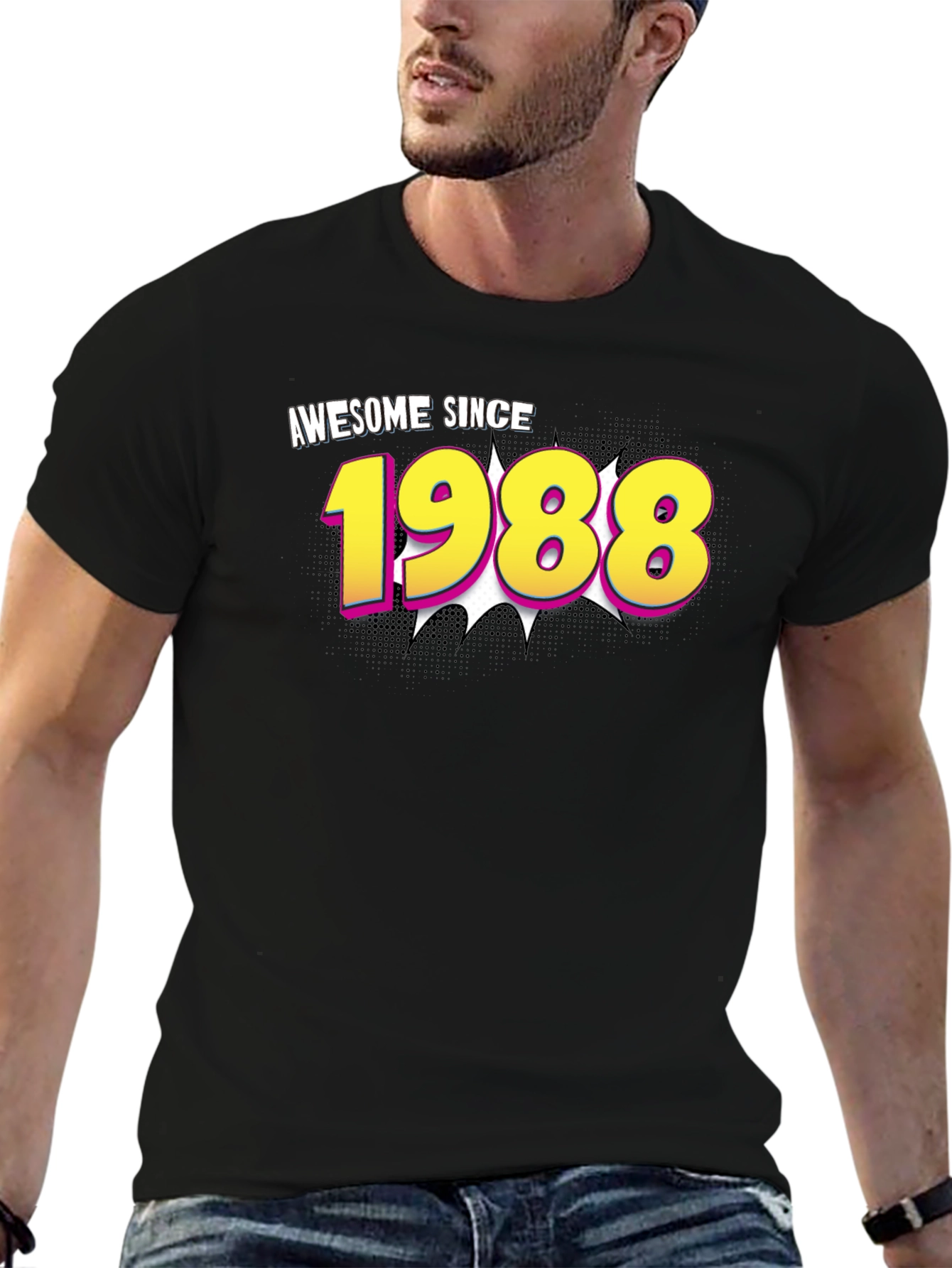 Awesome Since 1988 Black T-Shirt