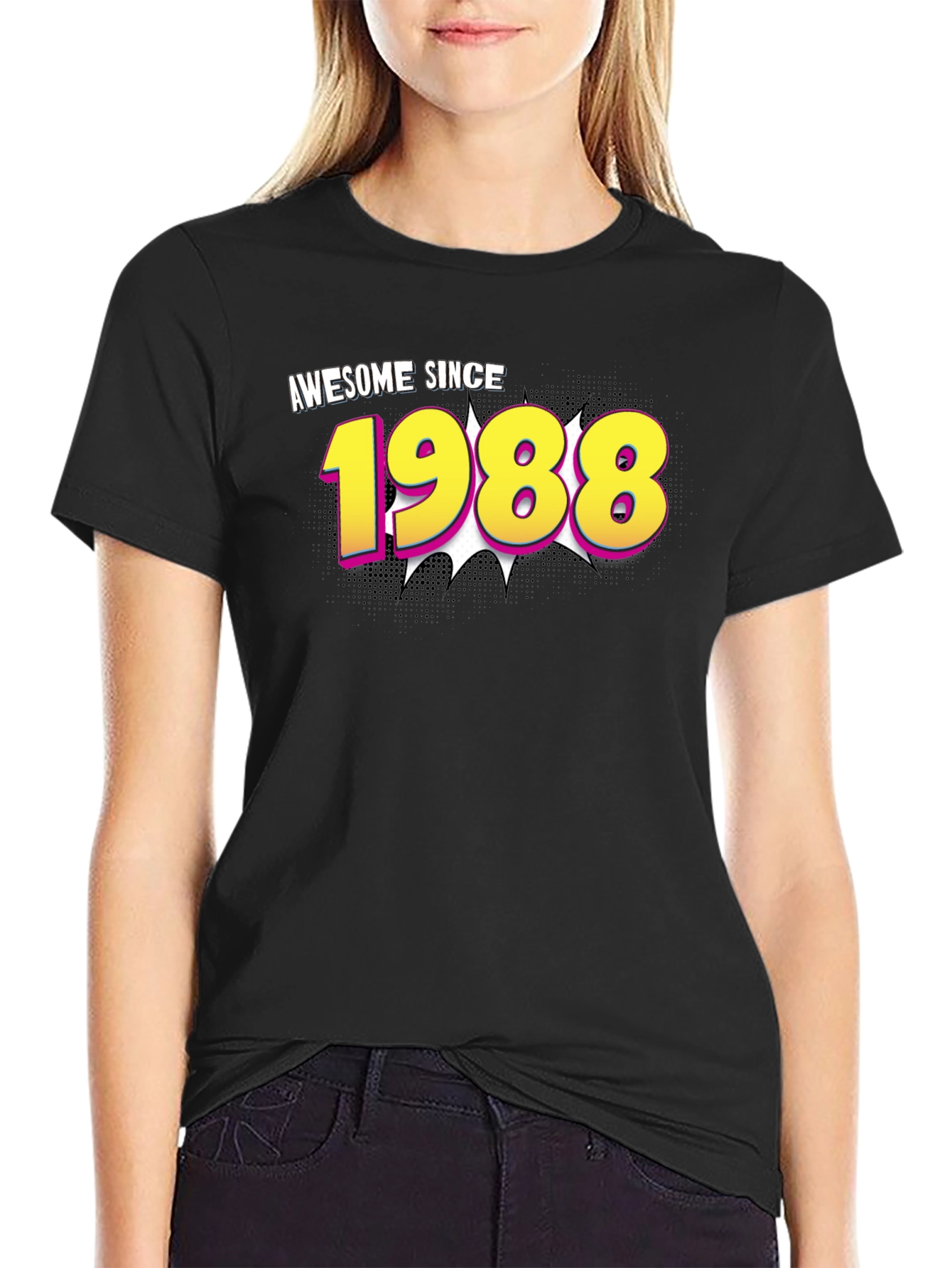 Awesome Since 1988 Black T-Shirt