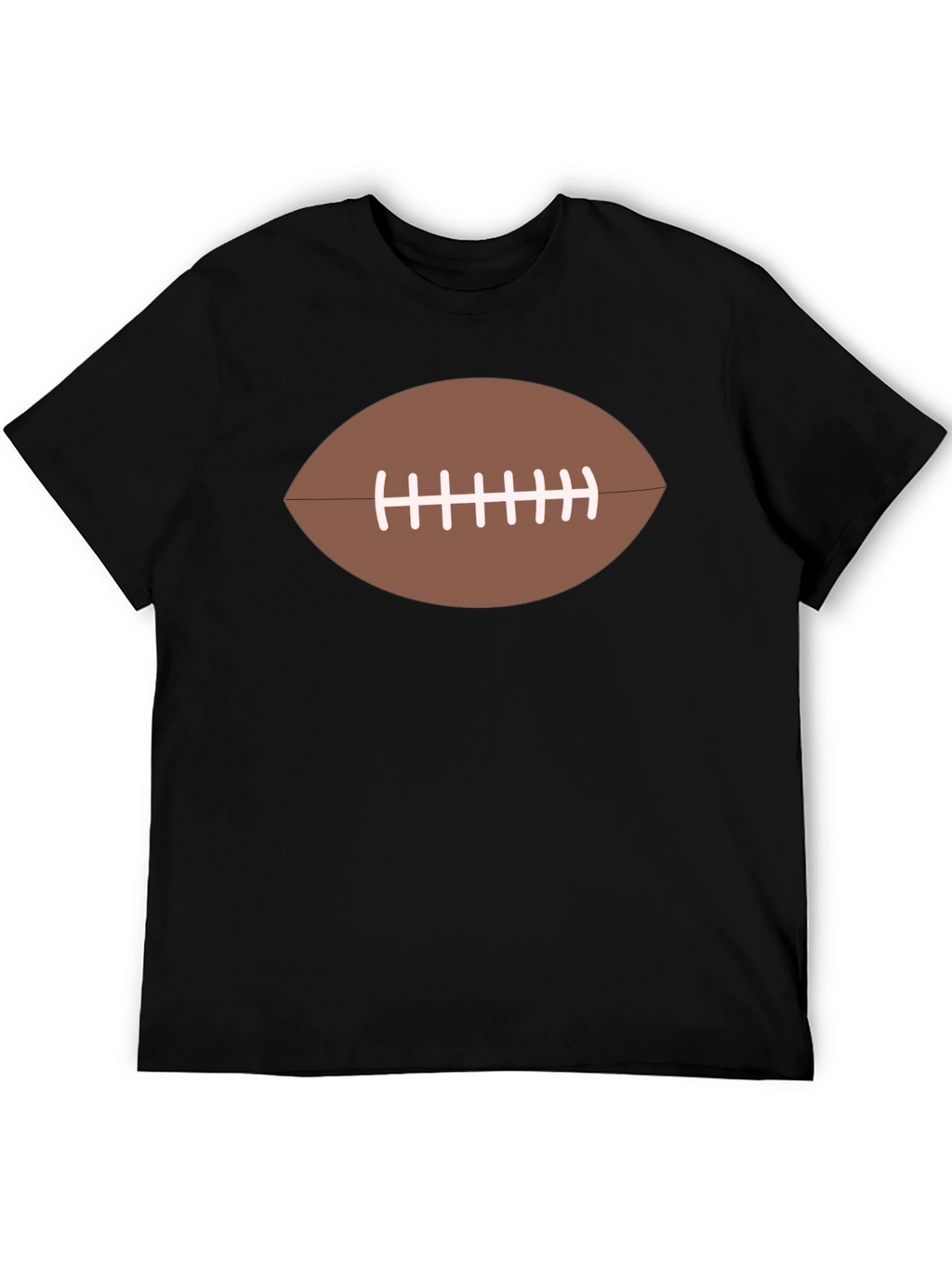 Football Graphic Black T-Shirt