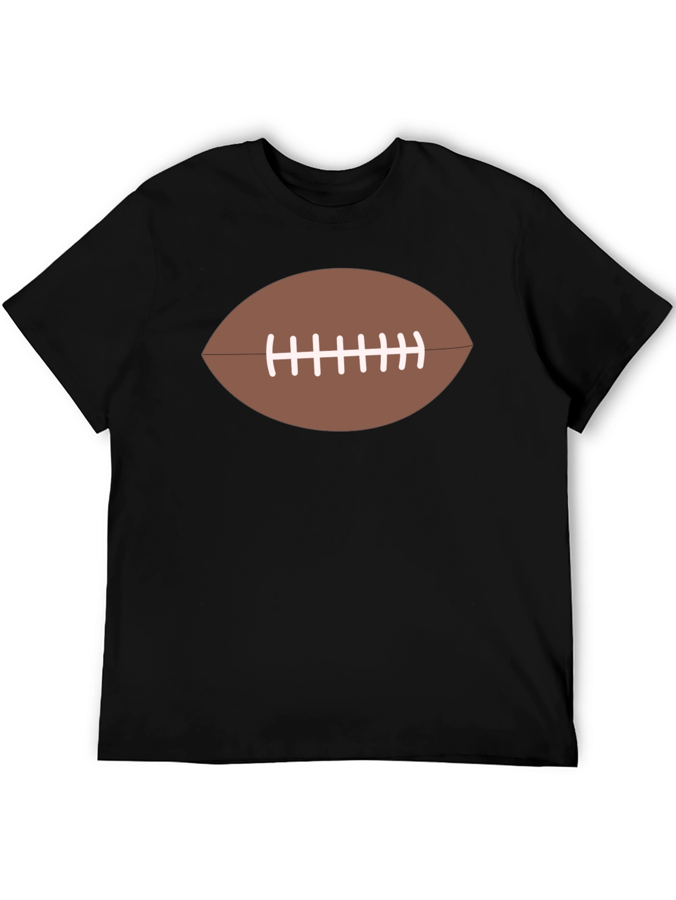 Football Graphic Black T-Shirt