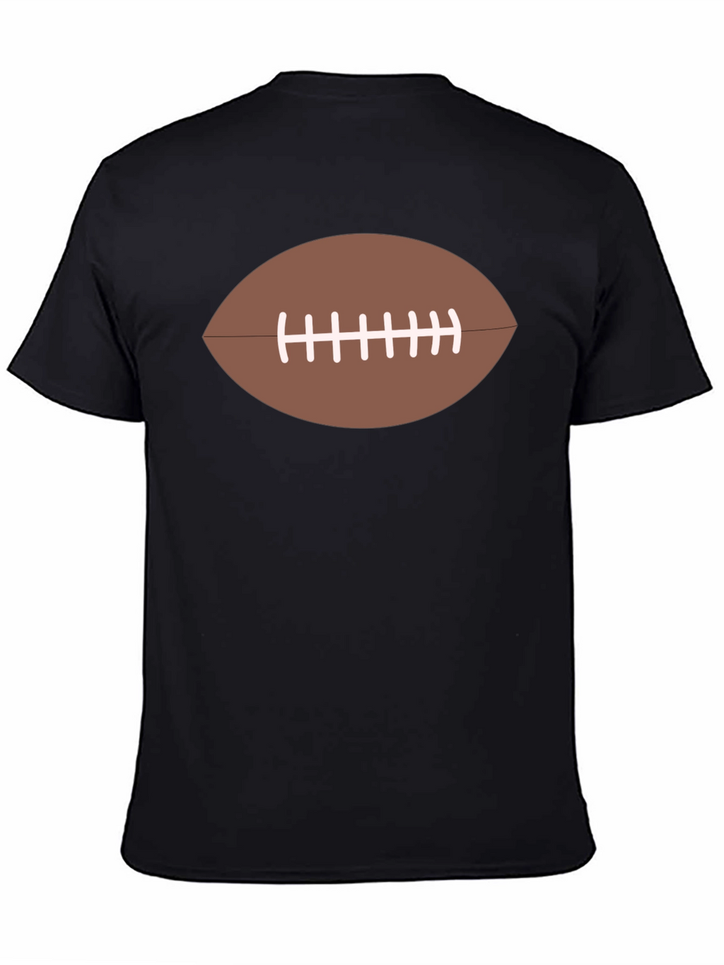 Football Graphic Black T-Shirt