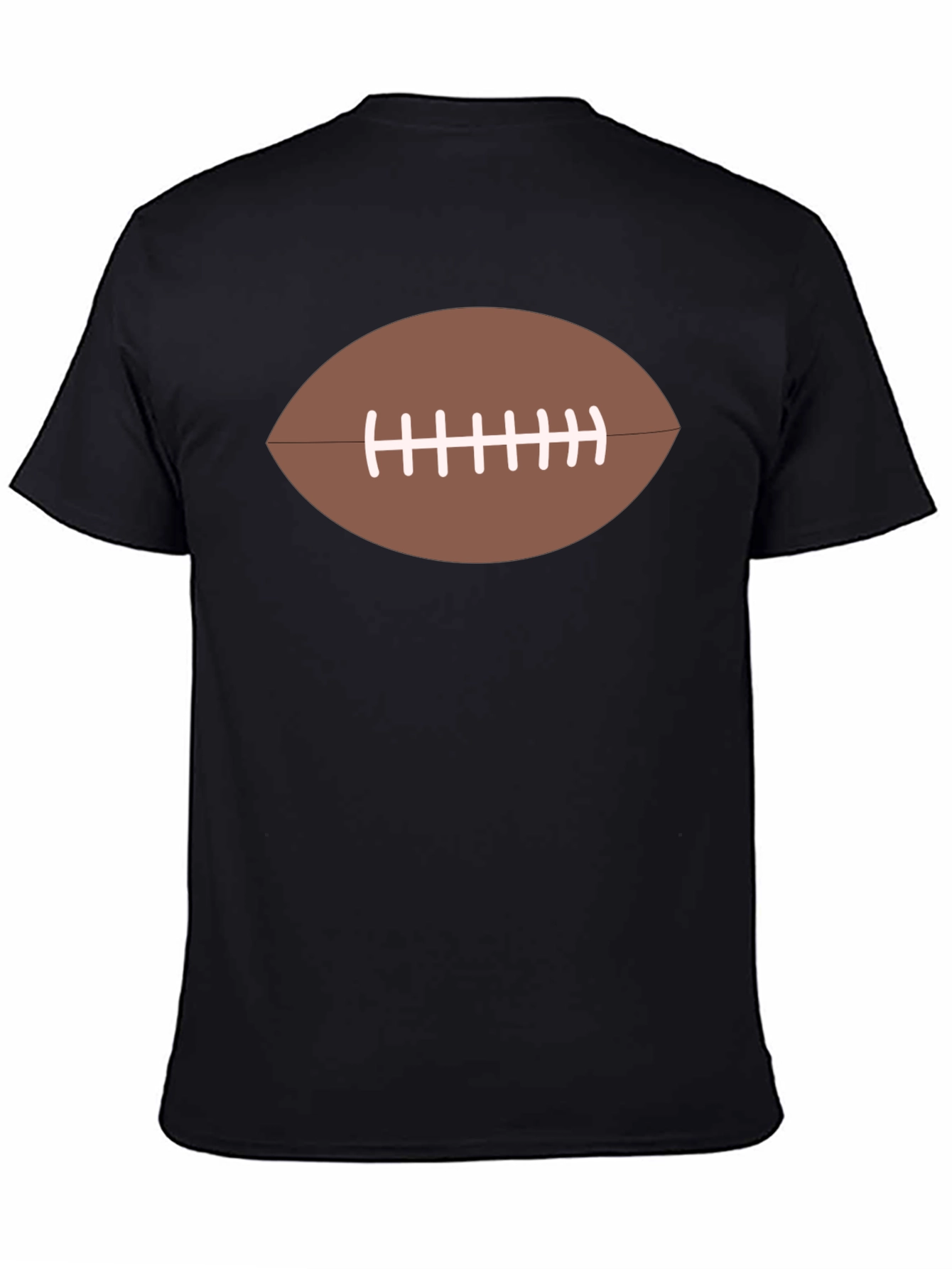 Football Graphic Black T-Shirt