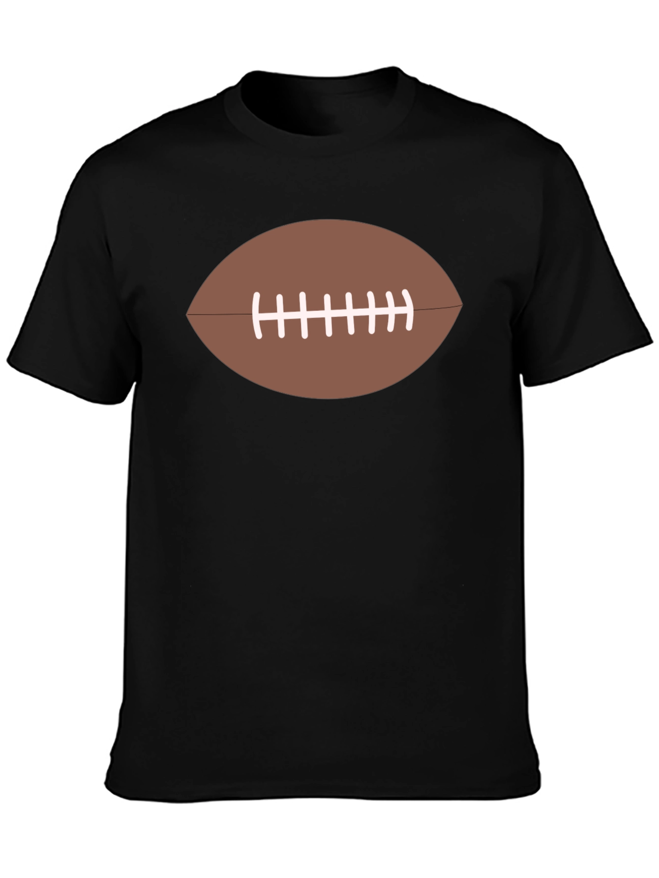 Football Graphic Black T-Shirt