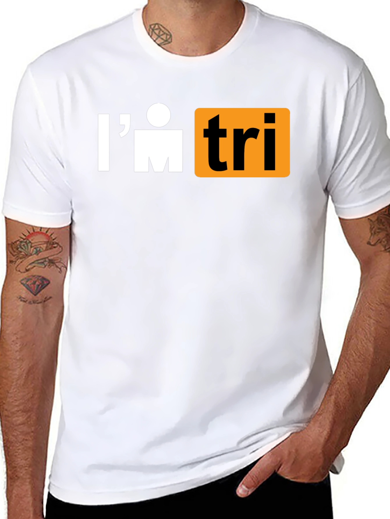Im Tri Funny Triathlon T-Shirt