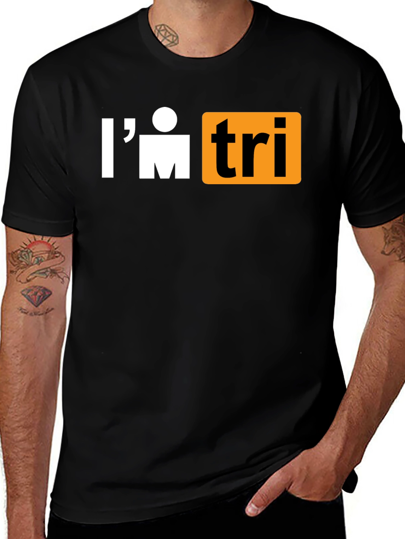 Im Tri Funny Triathlon T-Shirt