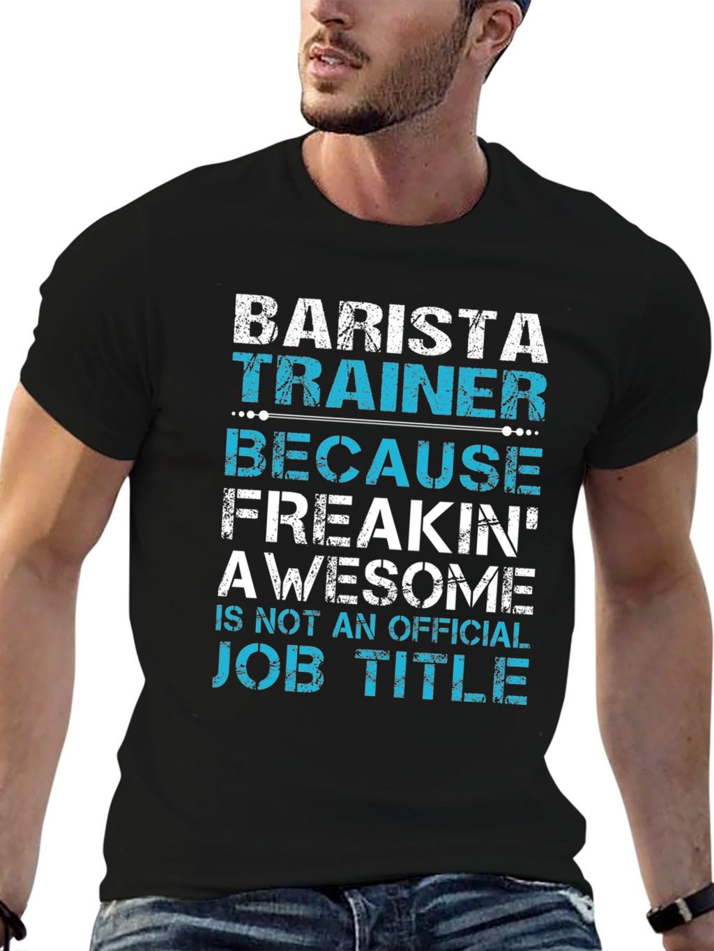 Barista Trainer Funny Job Title T-Shirt