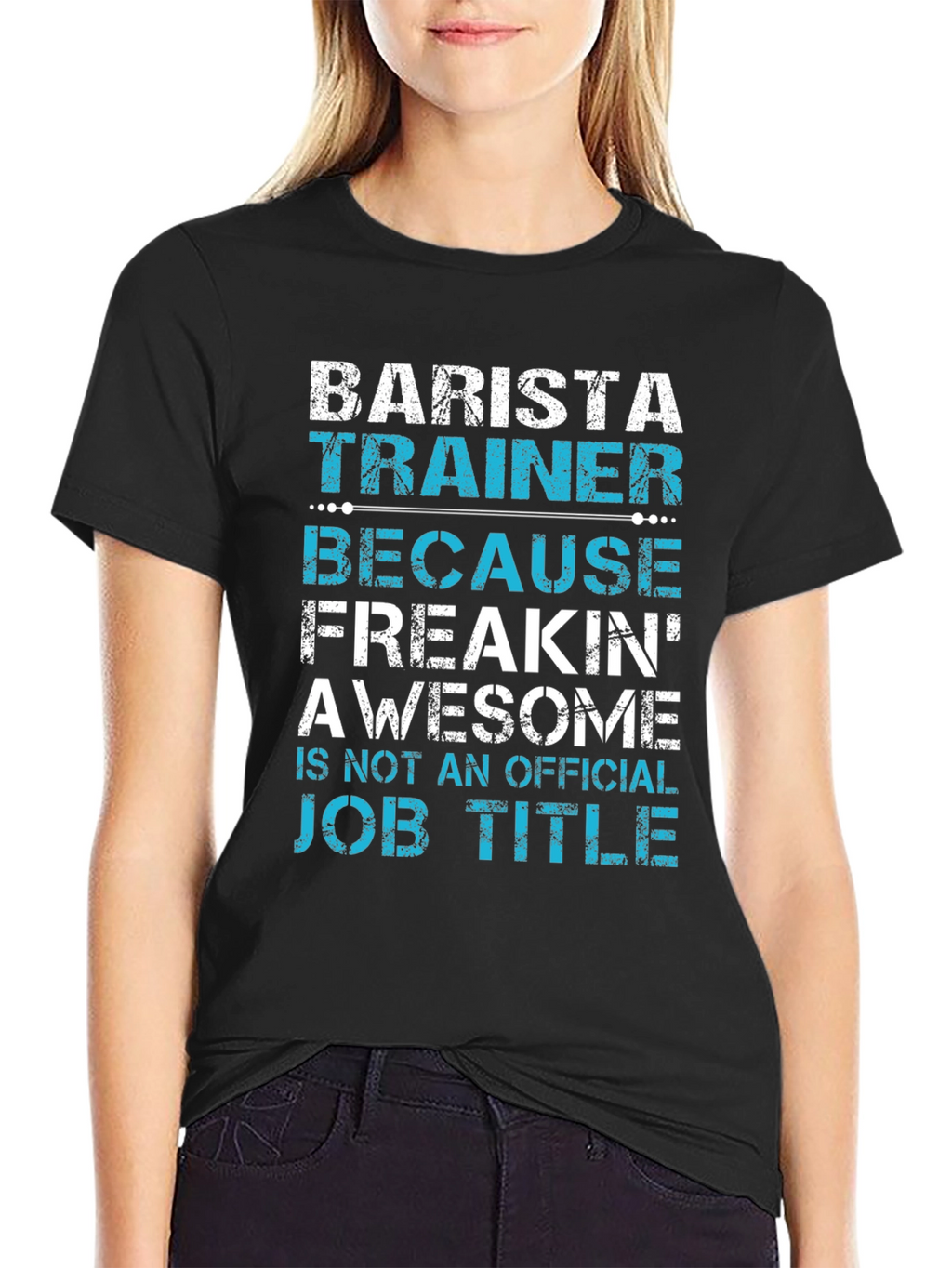 Barista Trainer Funny Job Title T-Shirt