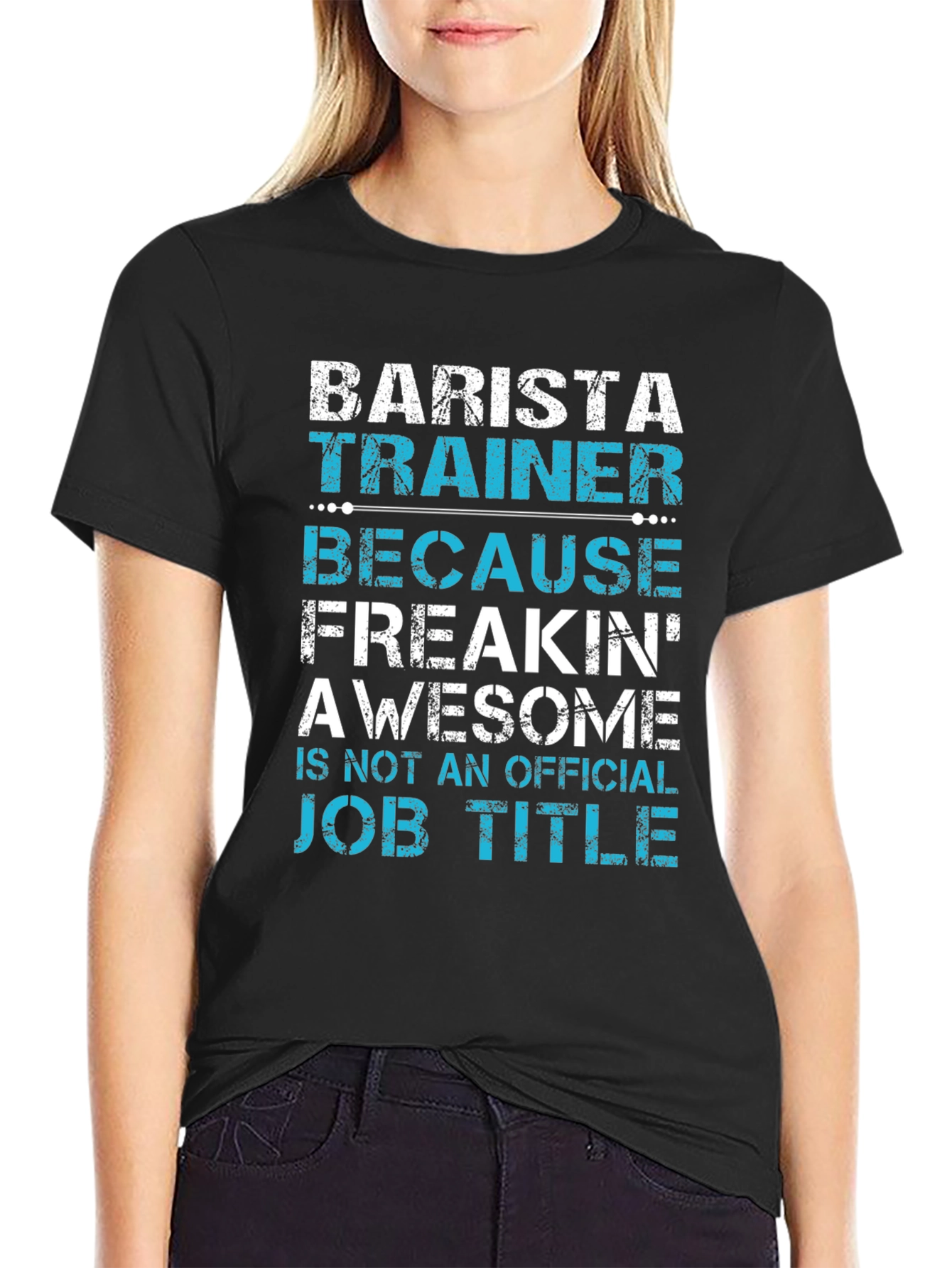 Barista Trainer Funny Job Title T-Shirt