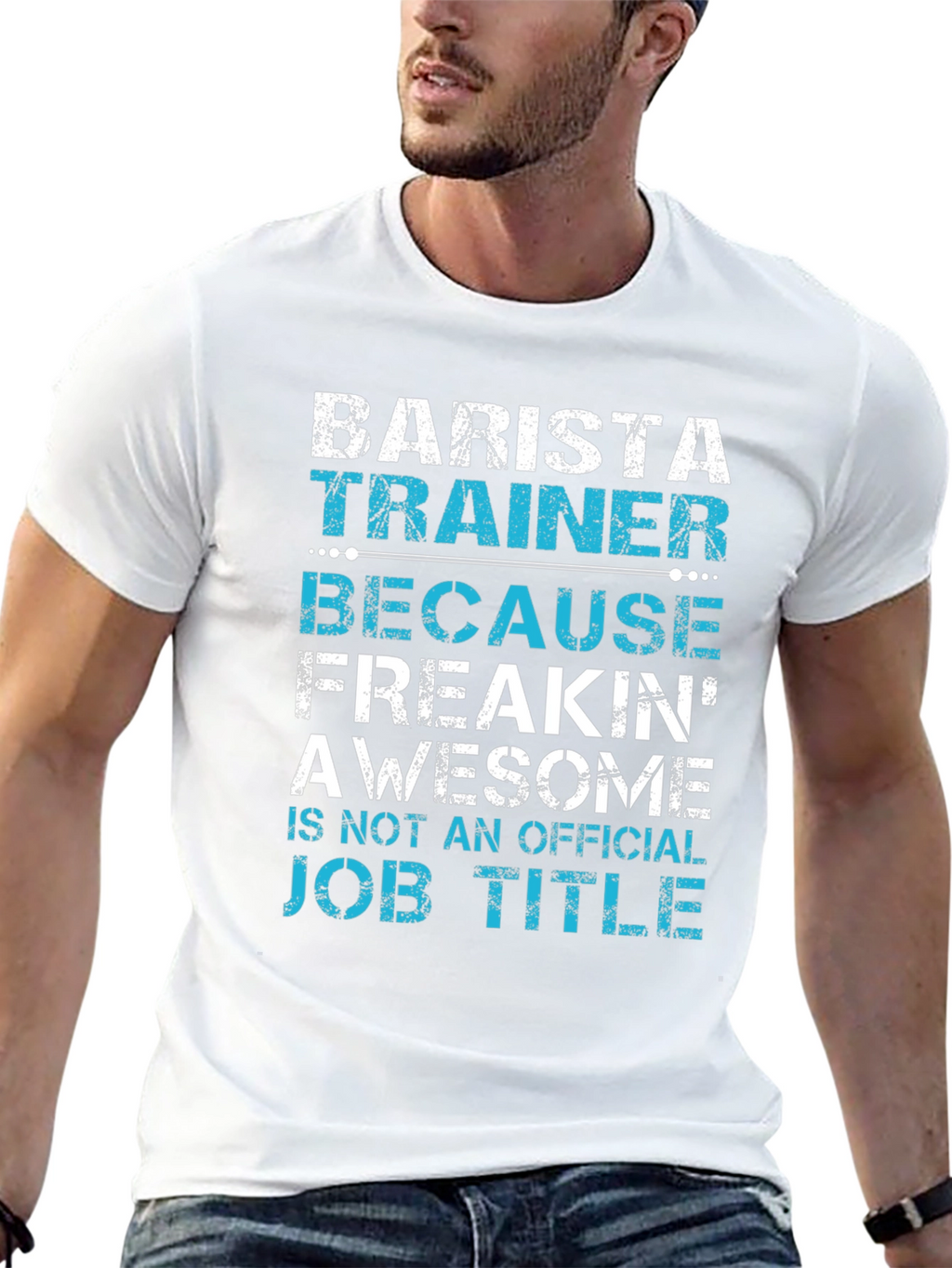 Barista Trainer Funny Job Title T-Shirt