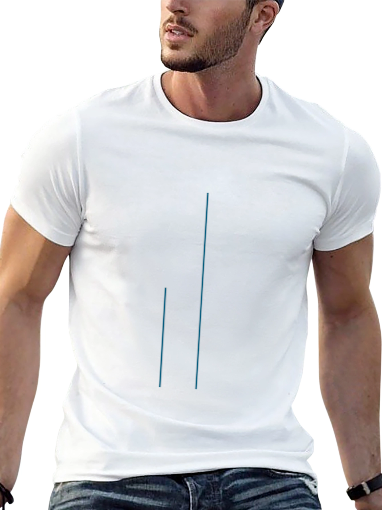 Mens Black Casual T-Shirt