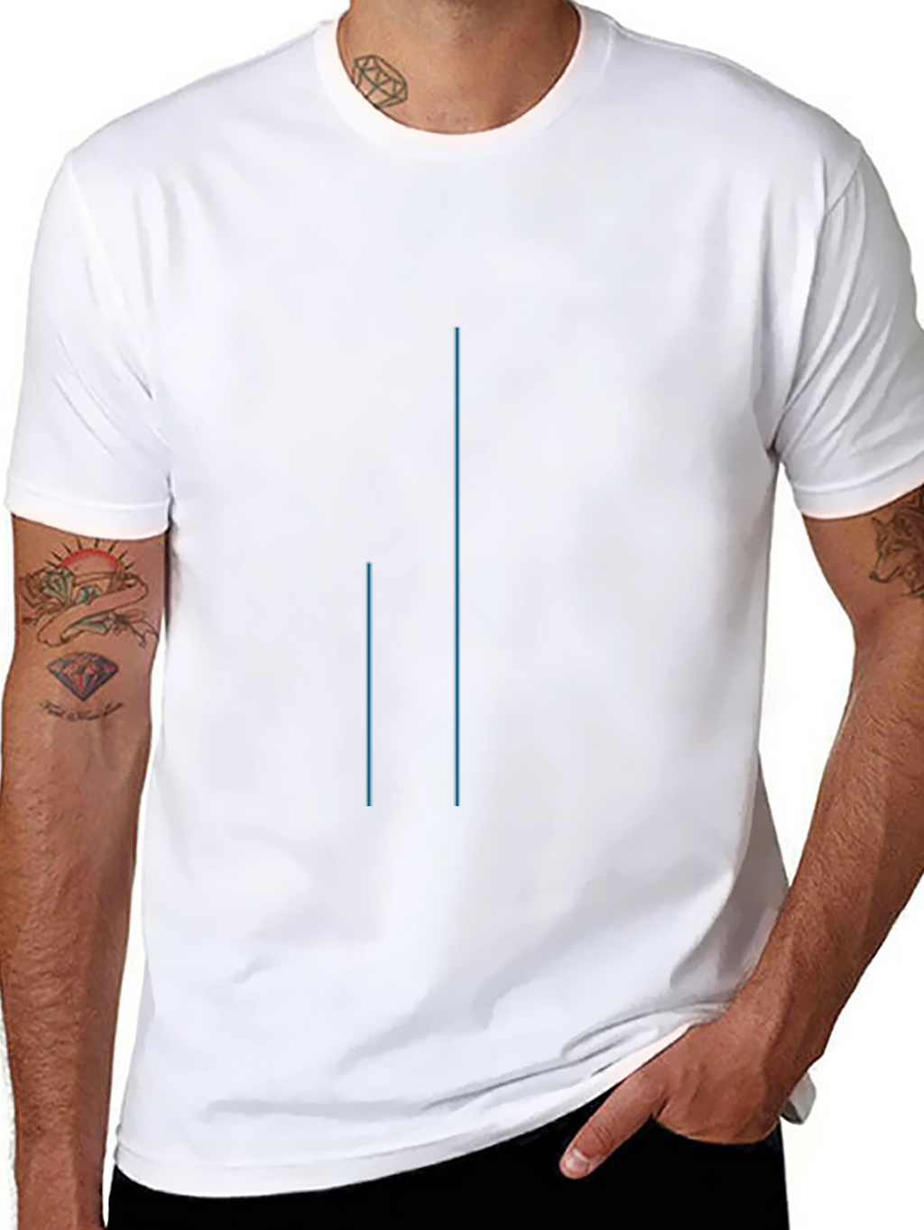 Mens Black Casual T-Shirt