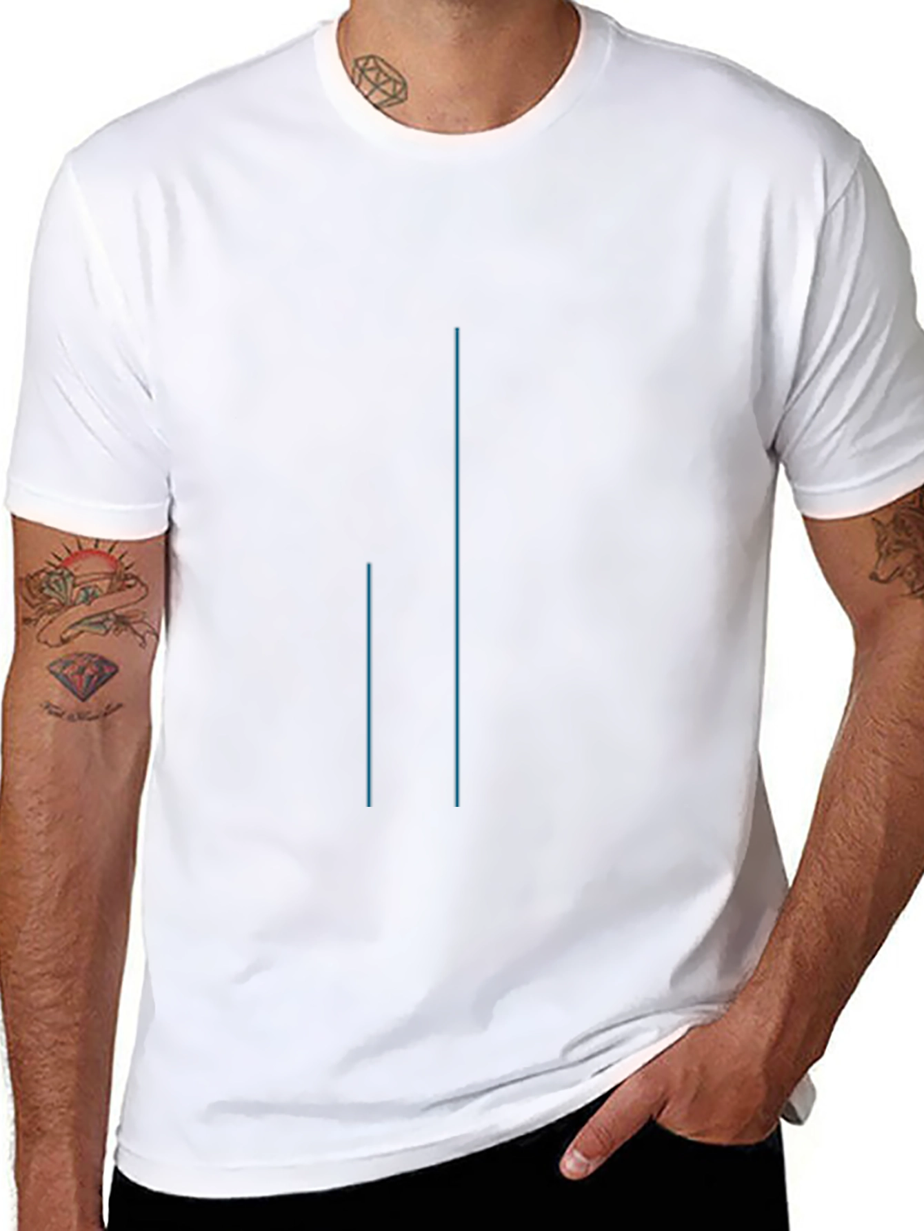 Mens Black Casual T-Shirt
