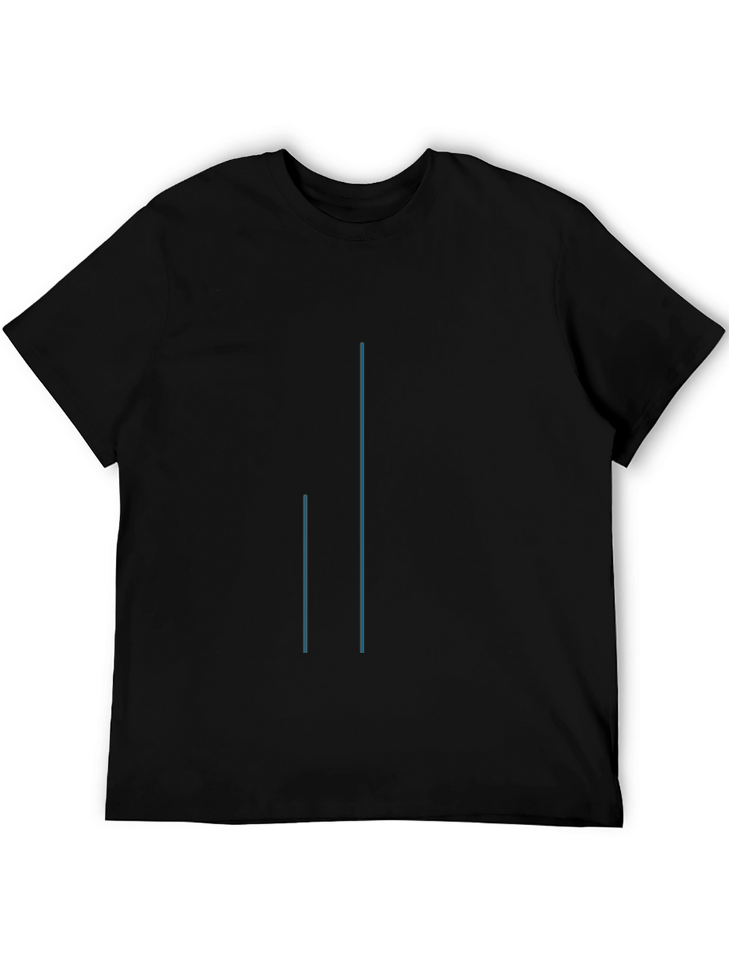 Mens Black Casual T-Shirt