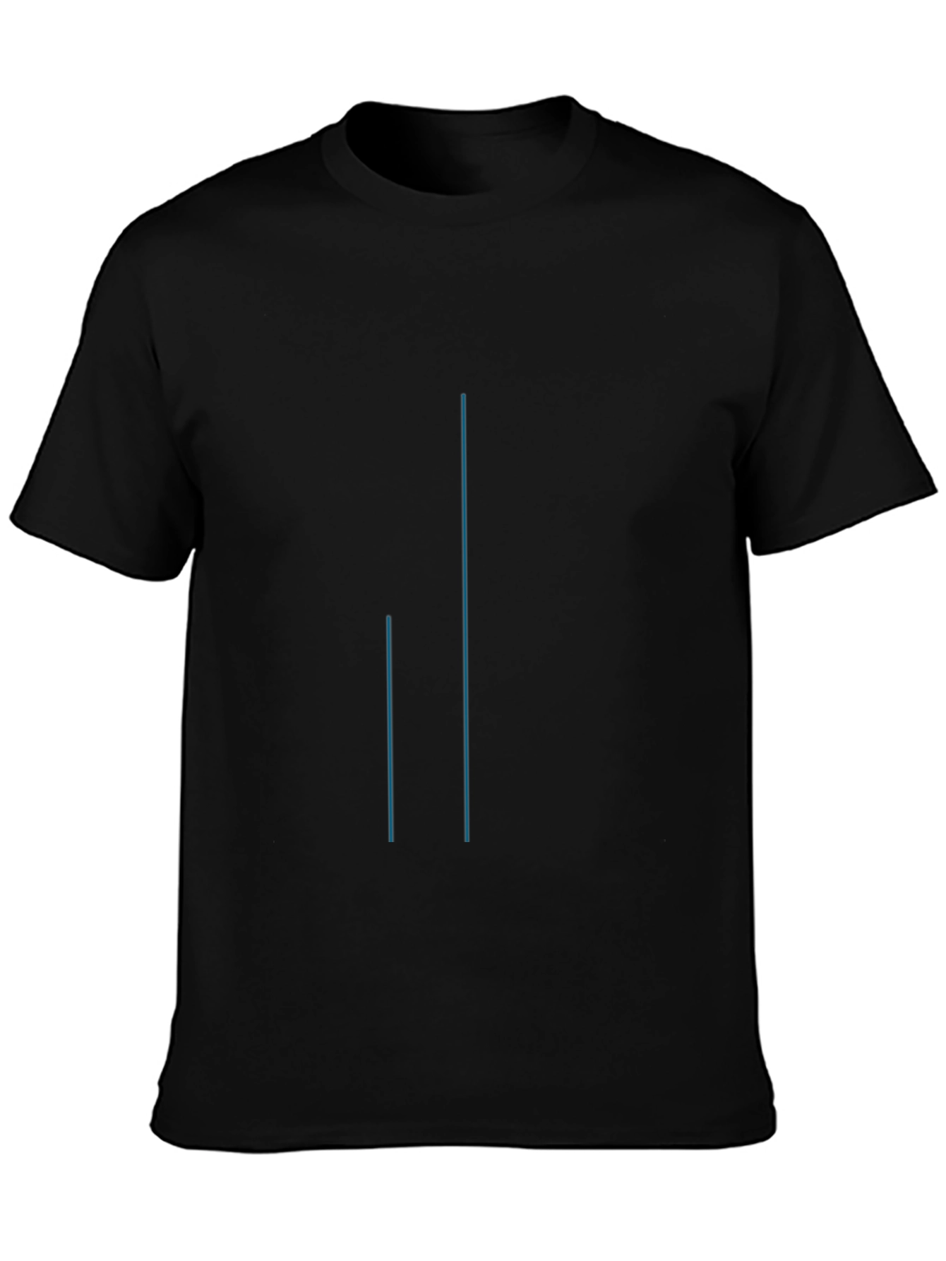Mens Black Casual T-Shirt