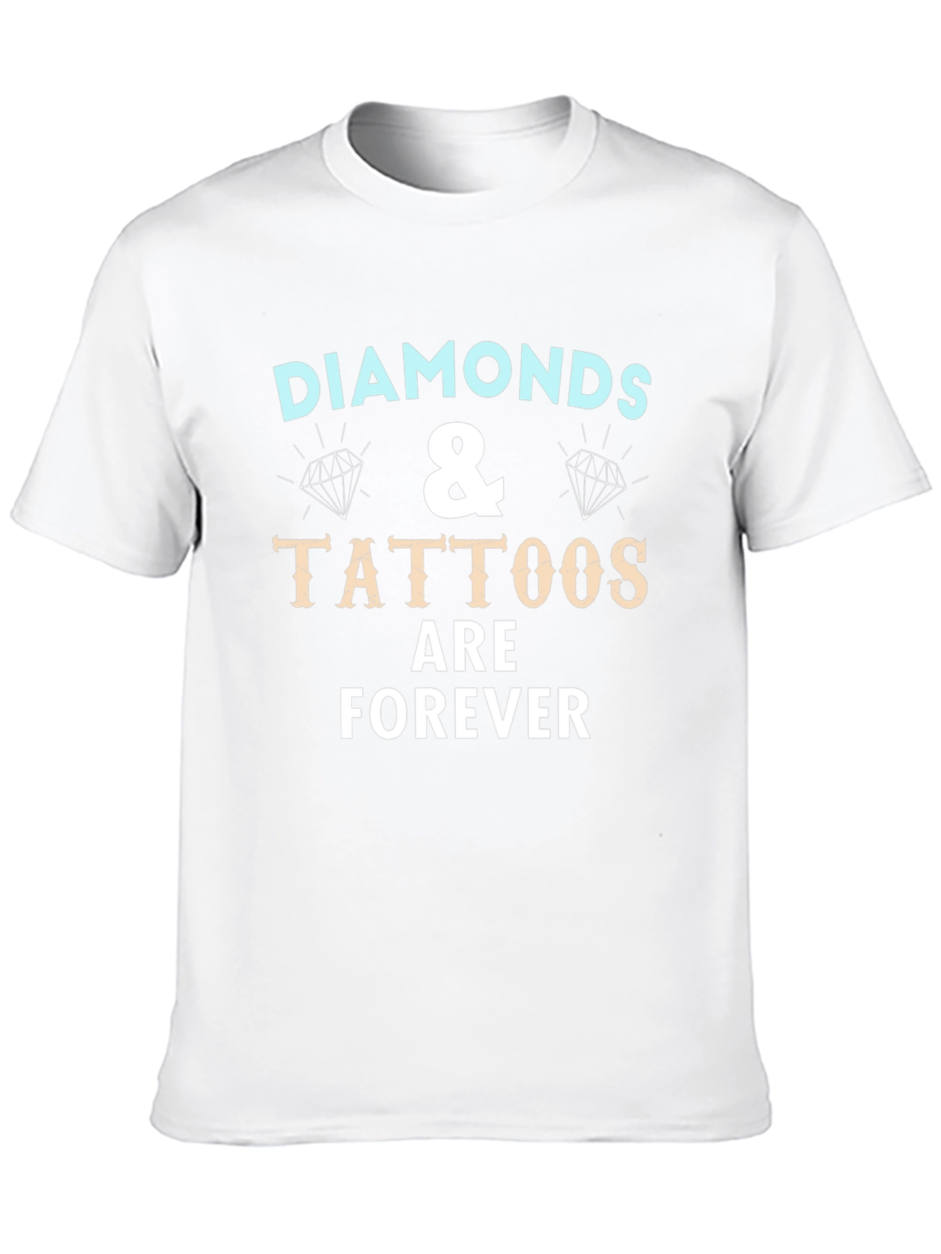 Diamonds & Tattoos Forever Graphic T-Shirt