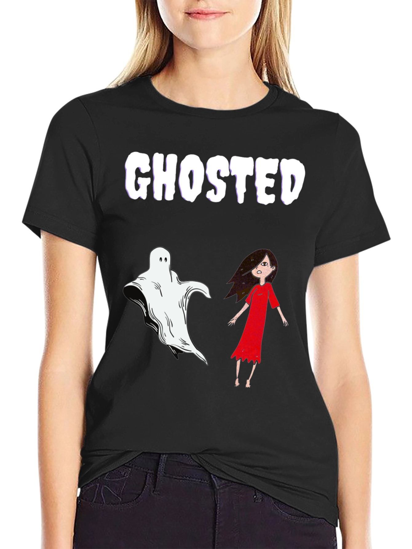 Ghosted Graphic Tee - Halloween Humor