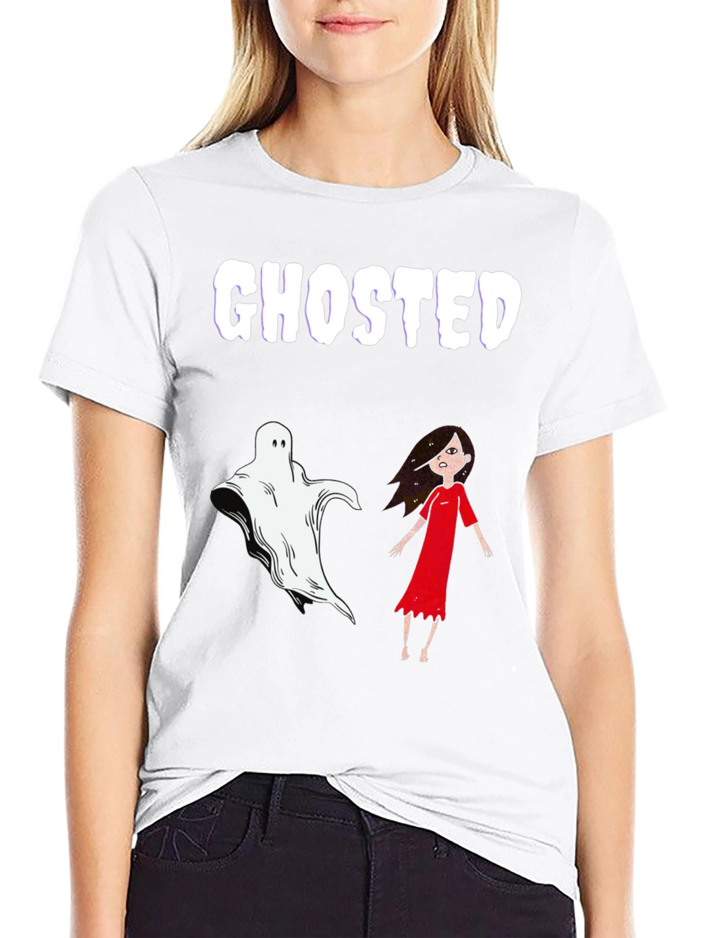 Ghosted Graphic Tee - Halloween Humor