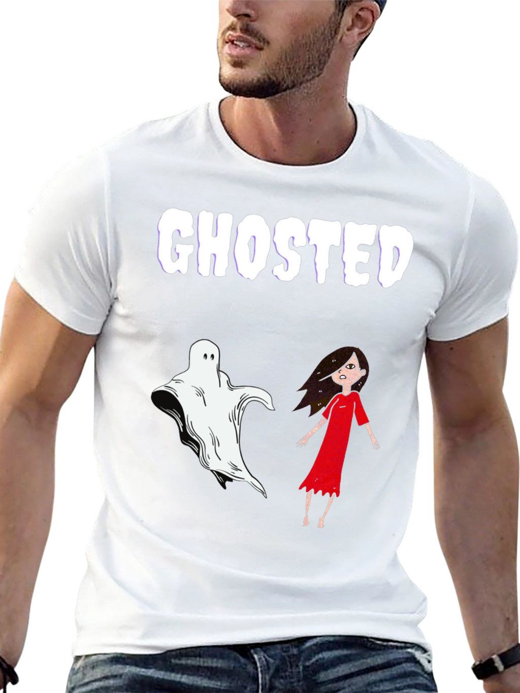 Ghosted Graphic Tee - Halloween Humor