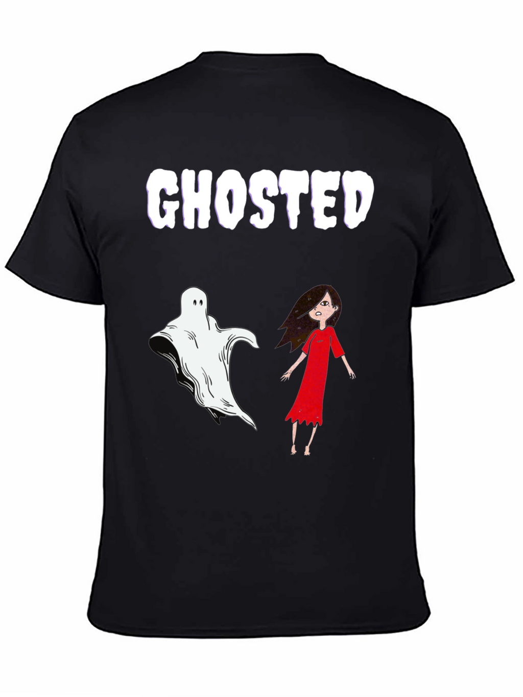 Ghosted Graphic Tee - Halloween Humor