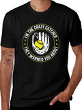 Crazy Catcher T-Shirt - Softball Gift